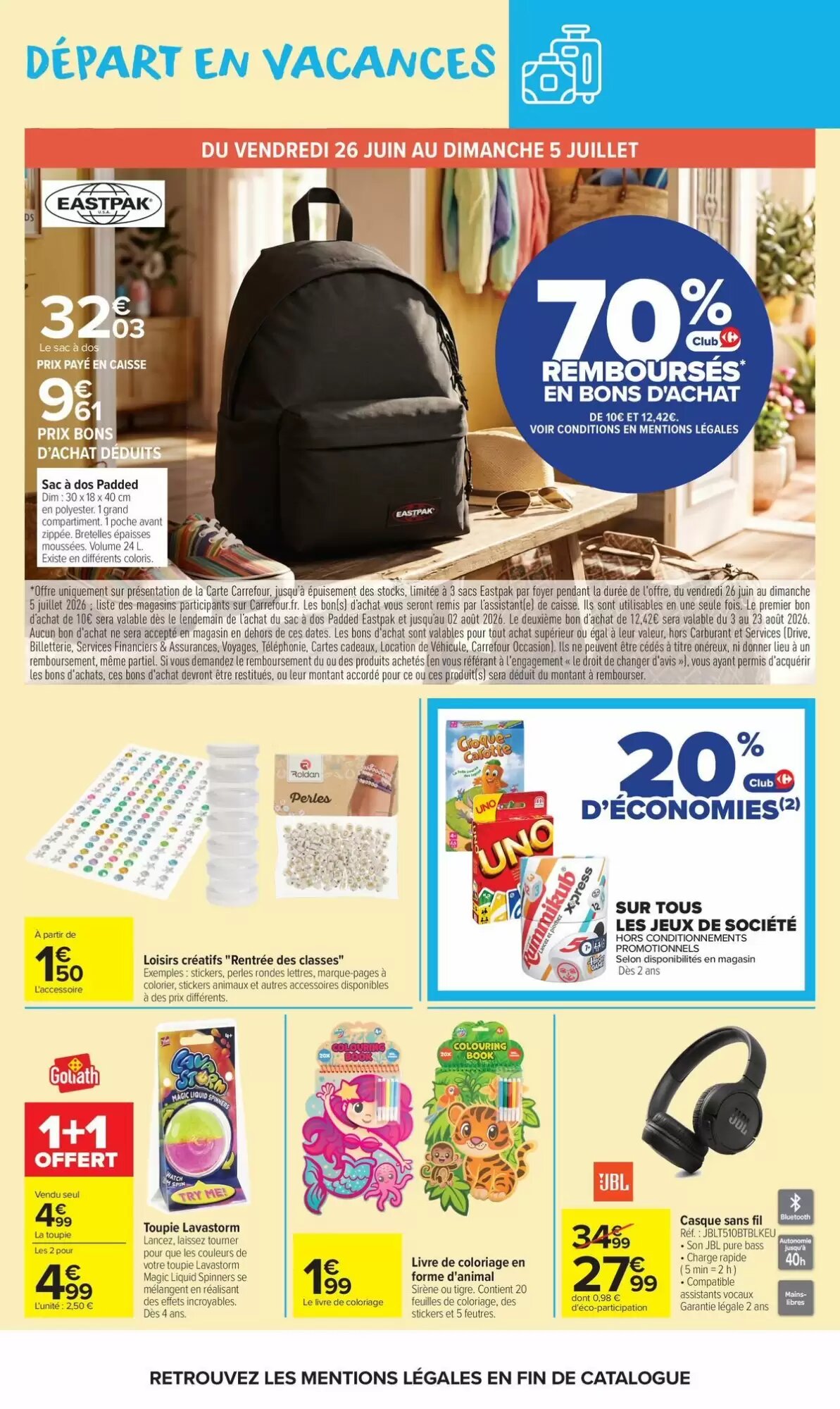 Prospectus promotionnel Carrefour Market valable à partir du 30/06/2026 - Page 60.