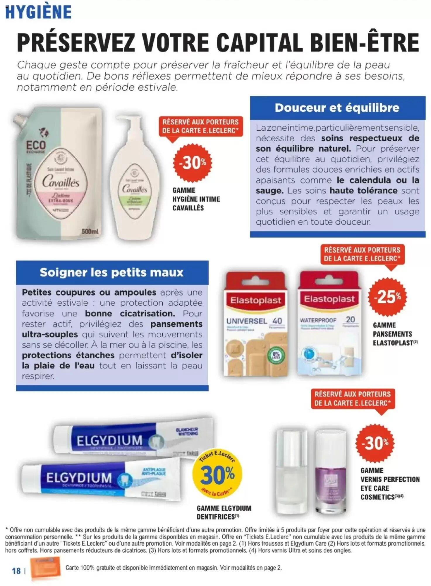 Prospectus promotionnel E.Leclerc Parapharmacie valable à partir du 30/06/2026 - Page 18.