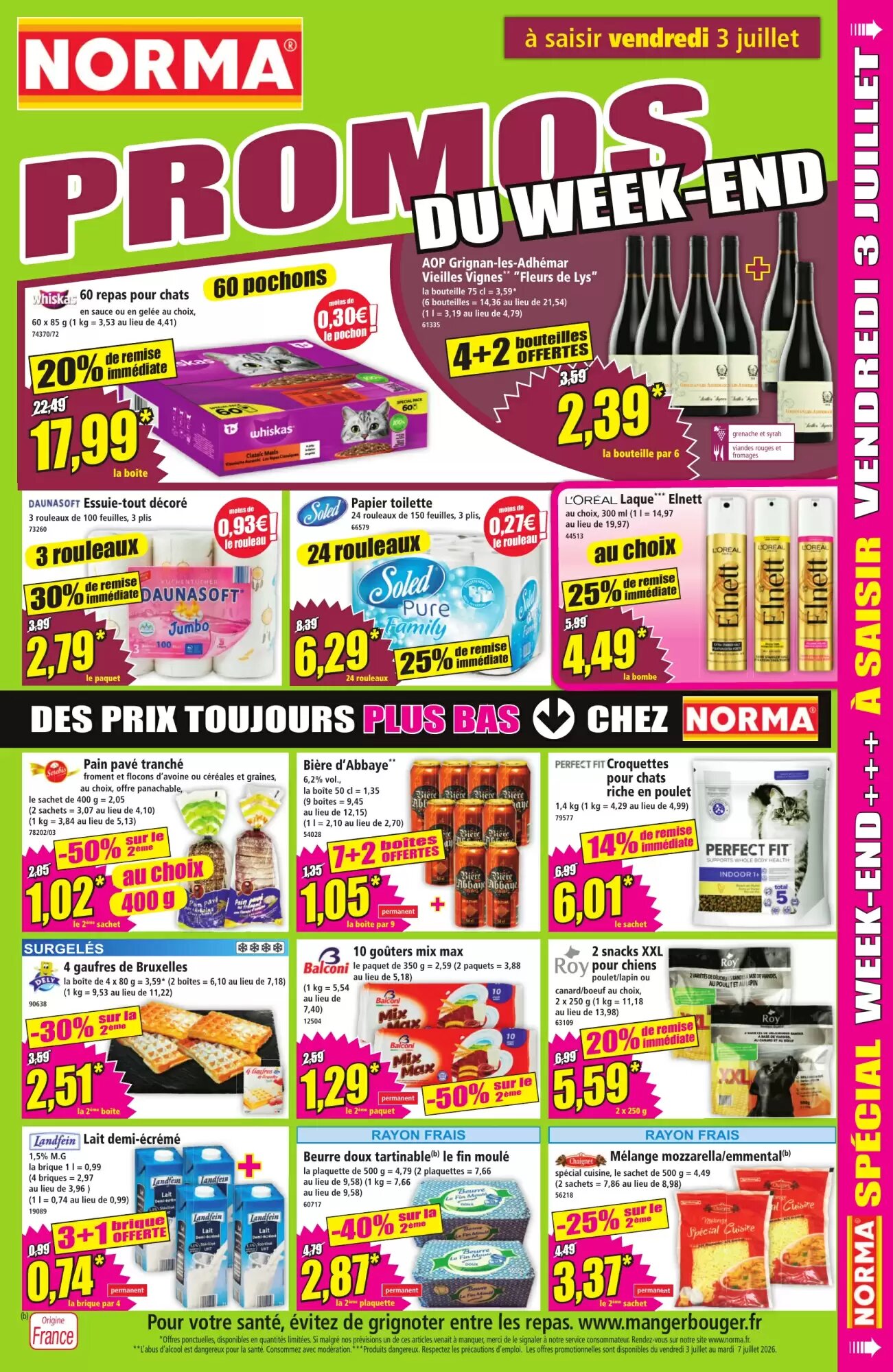 Prospectus promotionnel Norma valable à partir du 01/07/2026 - Page 11.