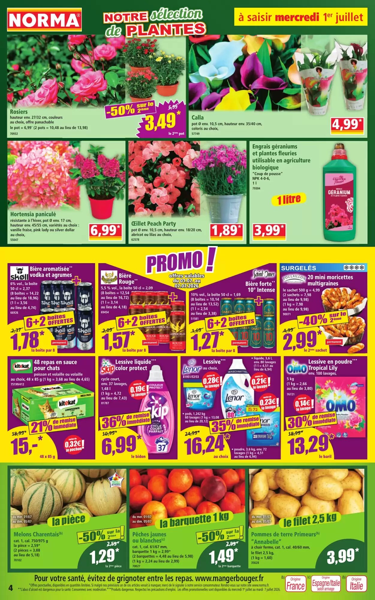 Prospectus promotionnel Norma valable à partir du 01/07/2026 - Page 4.