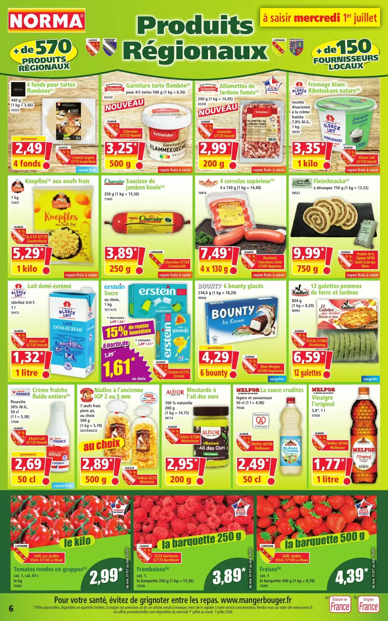 Prospectus promotionnel Norma valable à partir du 01/07/2026 - Page 6.