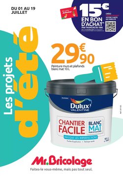 Prospectus promotionnel Mr Bricolage valable à partir du 01/07/2026