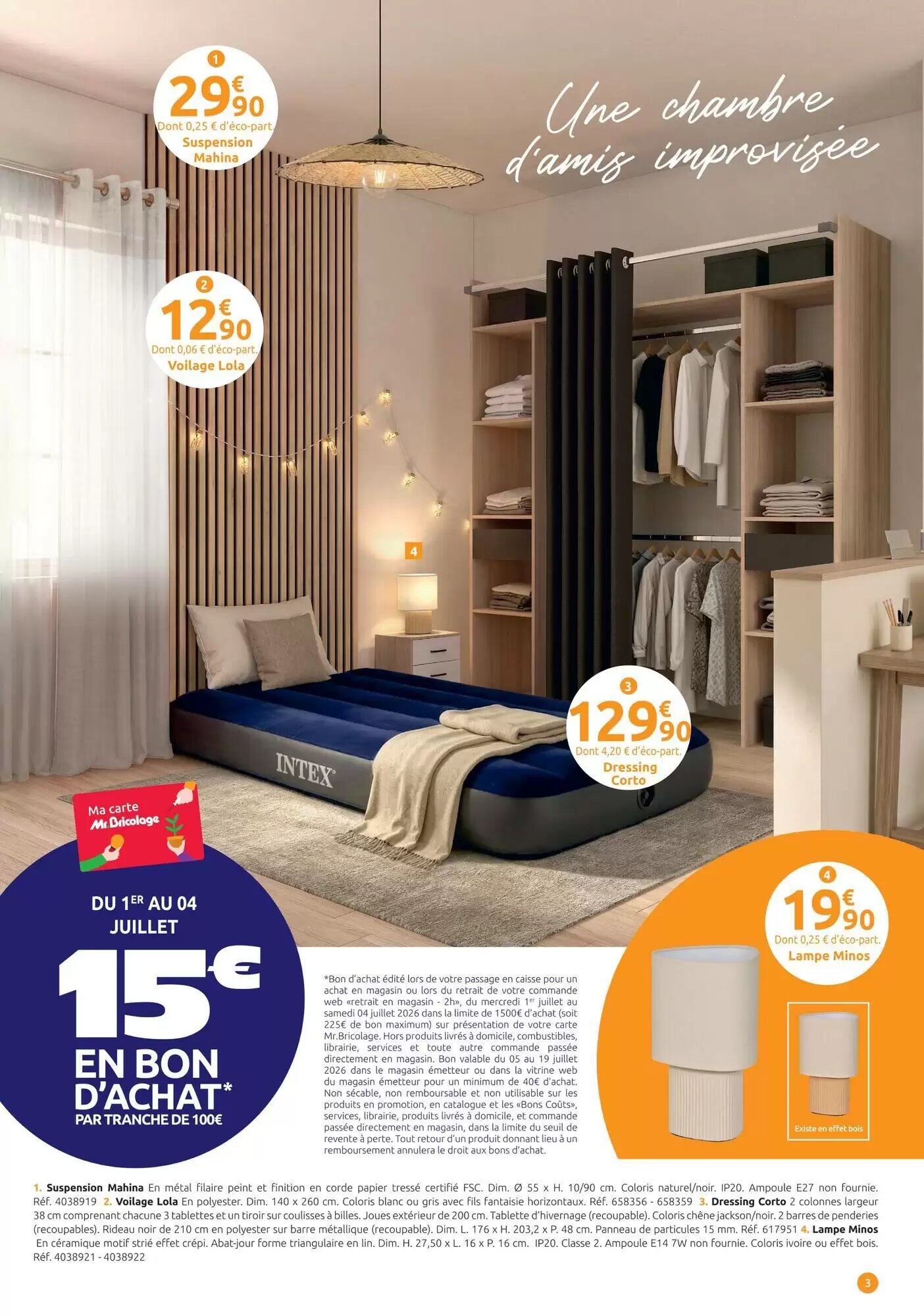 Prospectus promotionnel Mr Bricolage valable à partir du 01/07/2026 - Page 3.