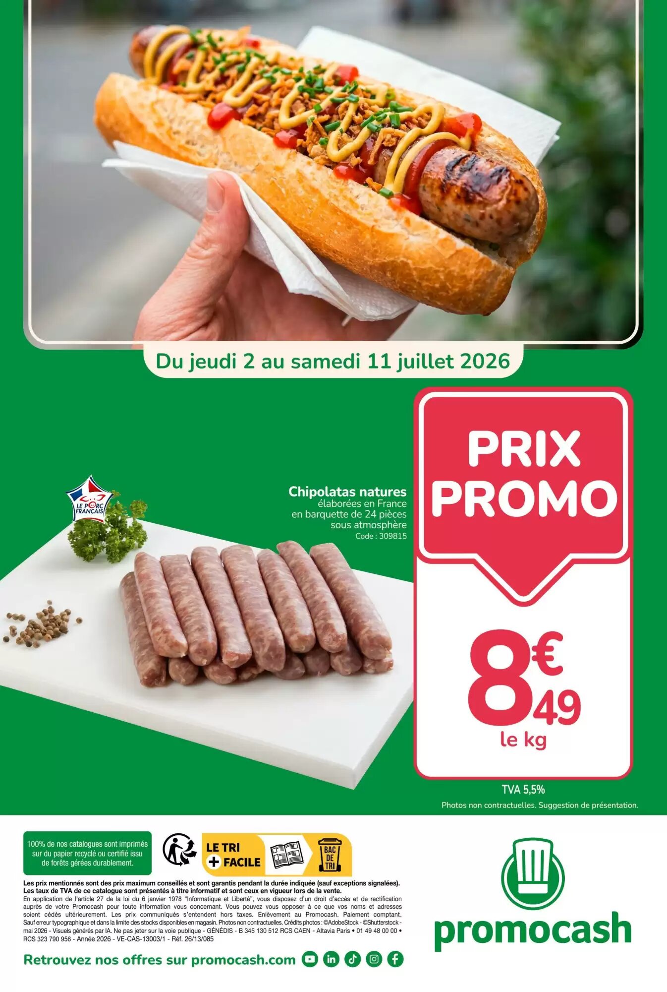Prospectus promotionnel Promocash valable à partir du 02/07/2026 - Page 13.