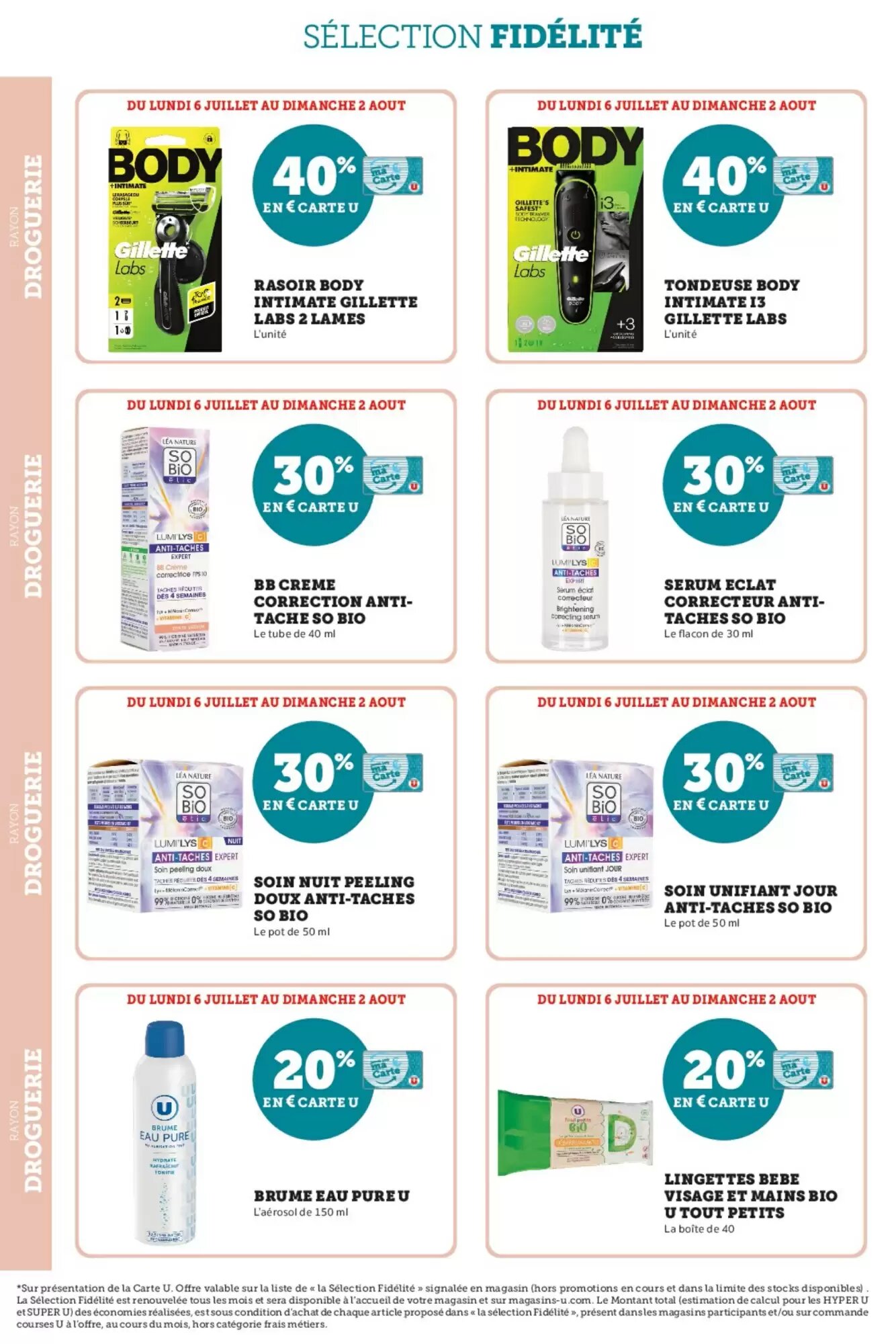 Prospectus promotionnel Super U valable à partir du 06/07/2026 - Page 12.