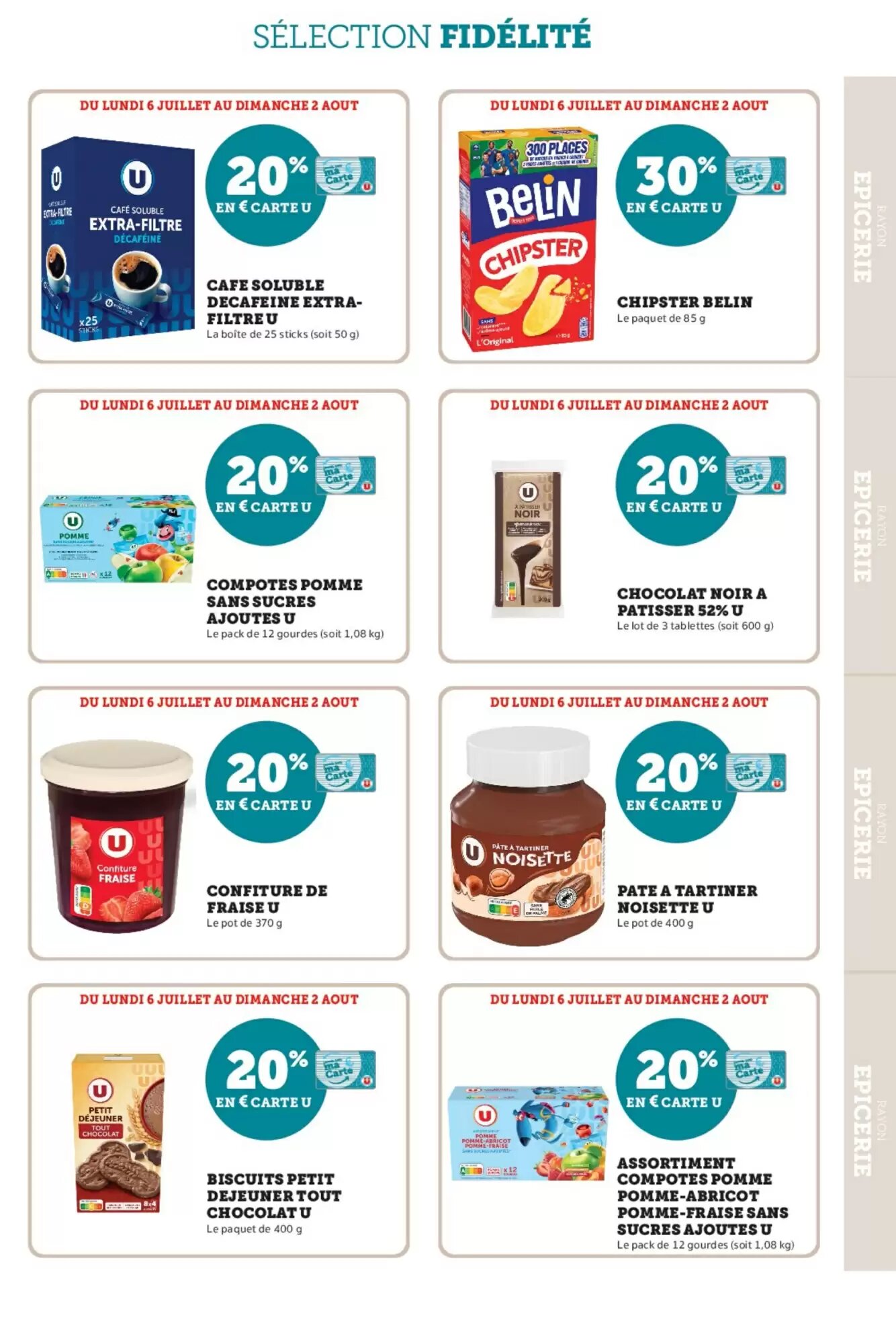 Prospectus promotionnel Super U valable à partir du 06/07/2026 - Page 19.