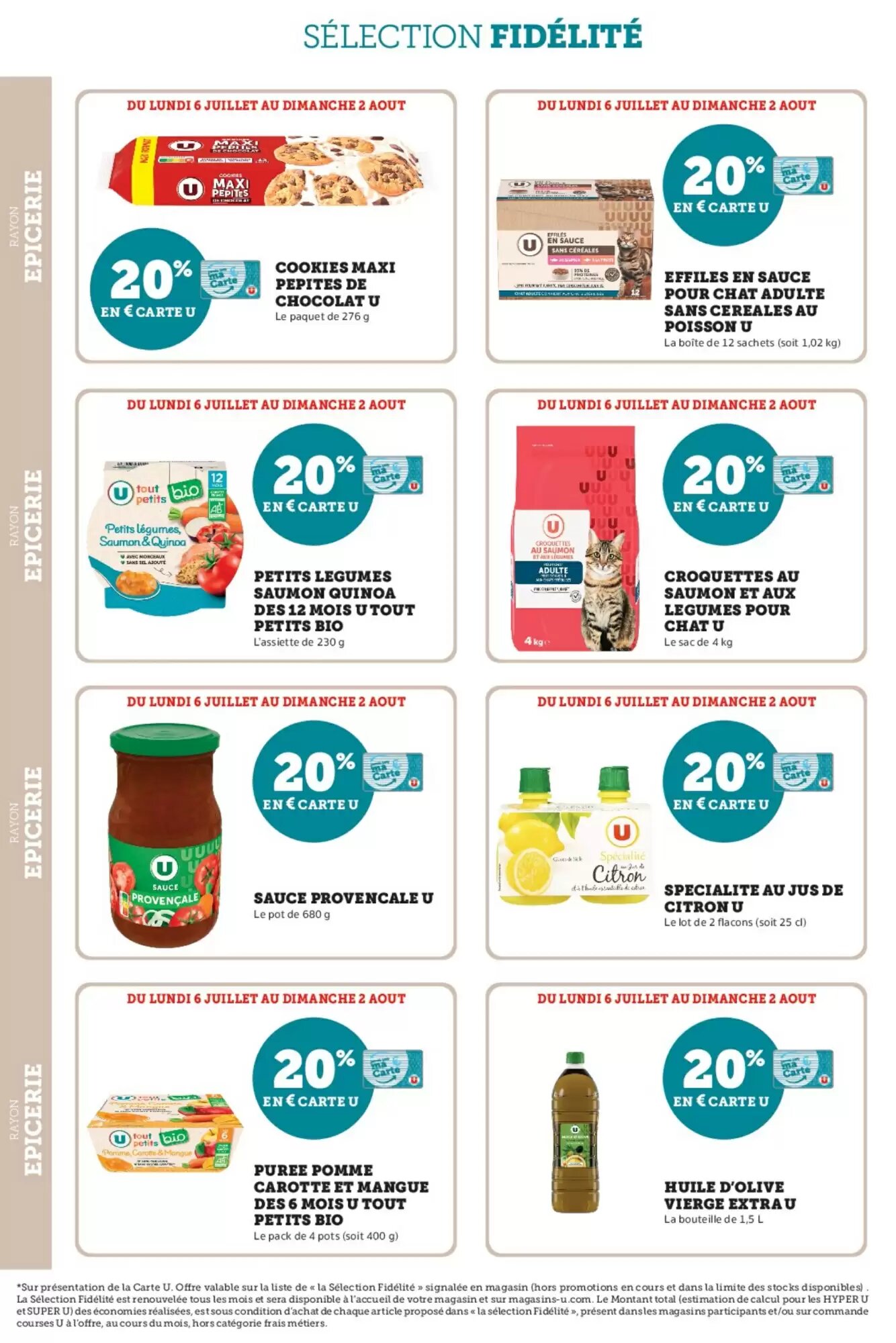 Prospectus promotionnel Super U valable à partir du 06/07/2026 - Page 20.