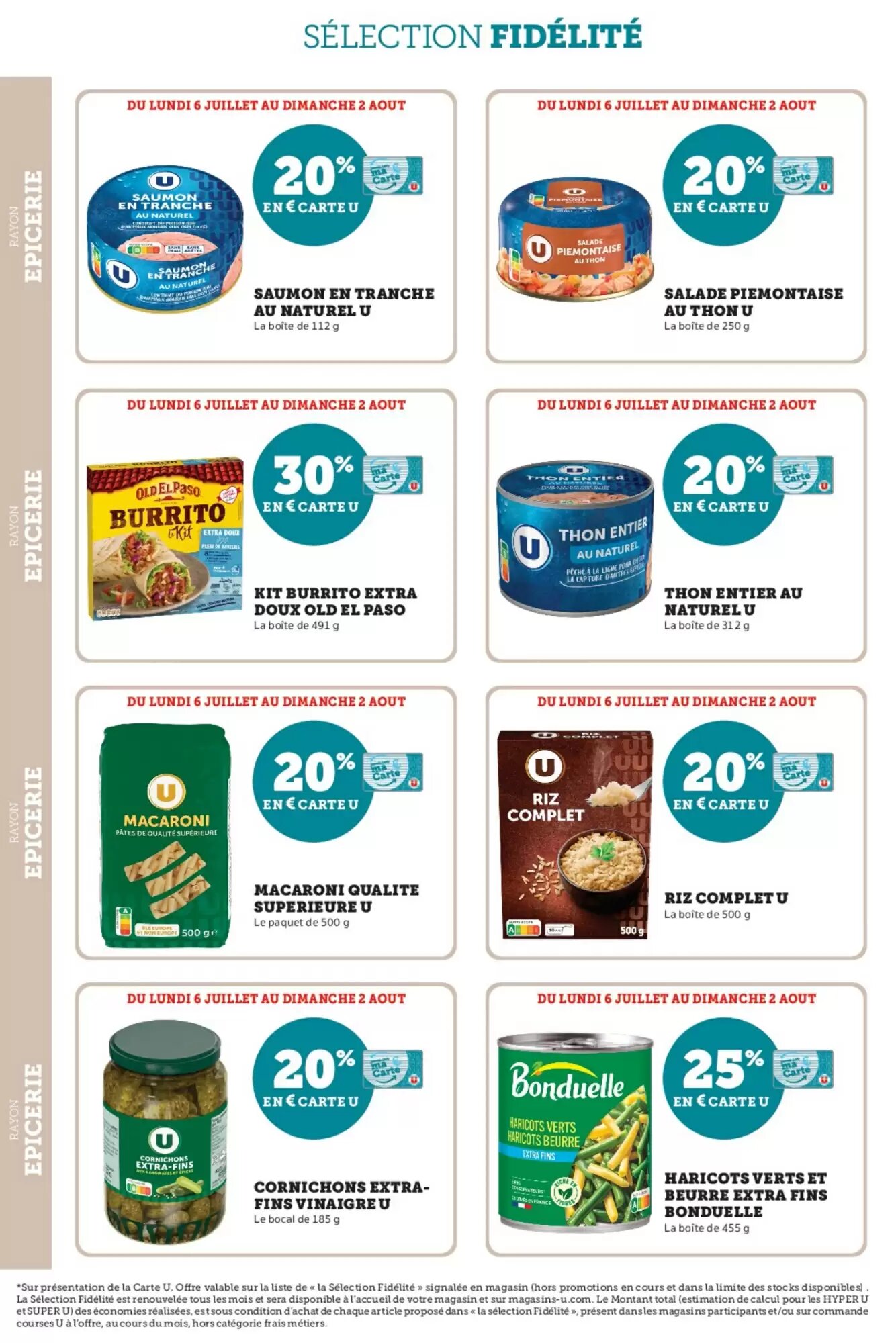 Prospectus promotionnel Super U valable à partir du 06/07/2026 - Page 24.