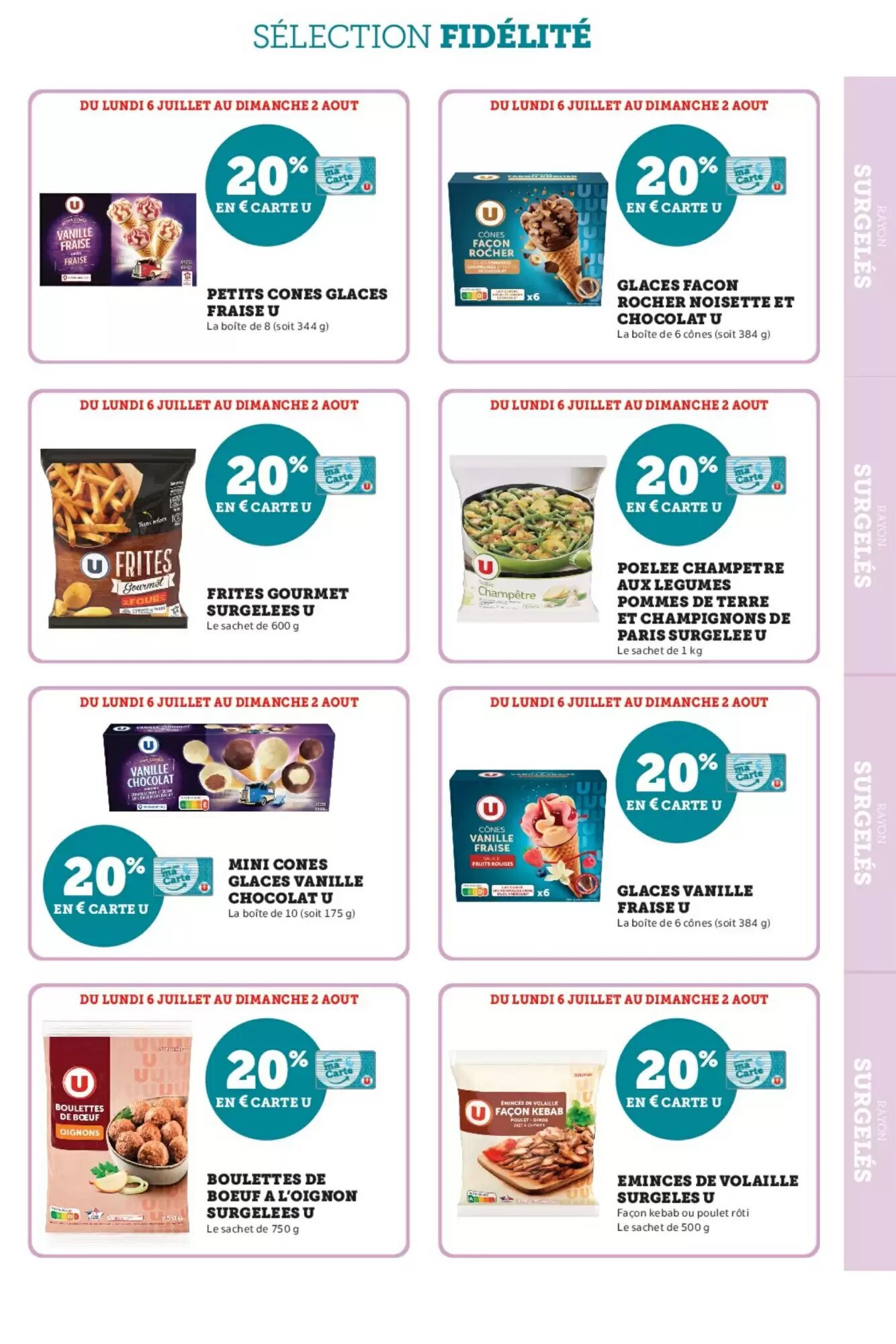 Prospectus promotionnel Super U valable à partir du 06/07/2026 - Page 33.