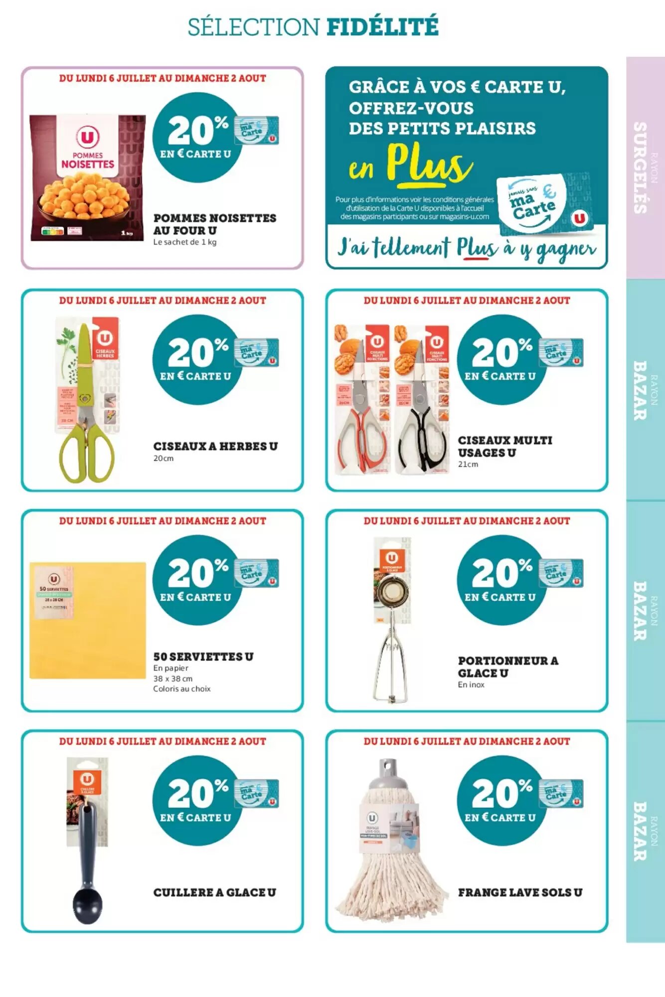 Prospectus promotionnel Super U valable à partir du 06/07/2026 - Page 35.