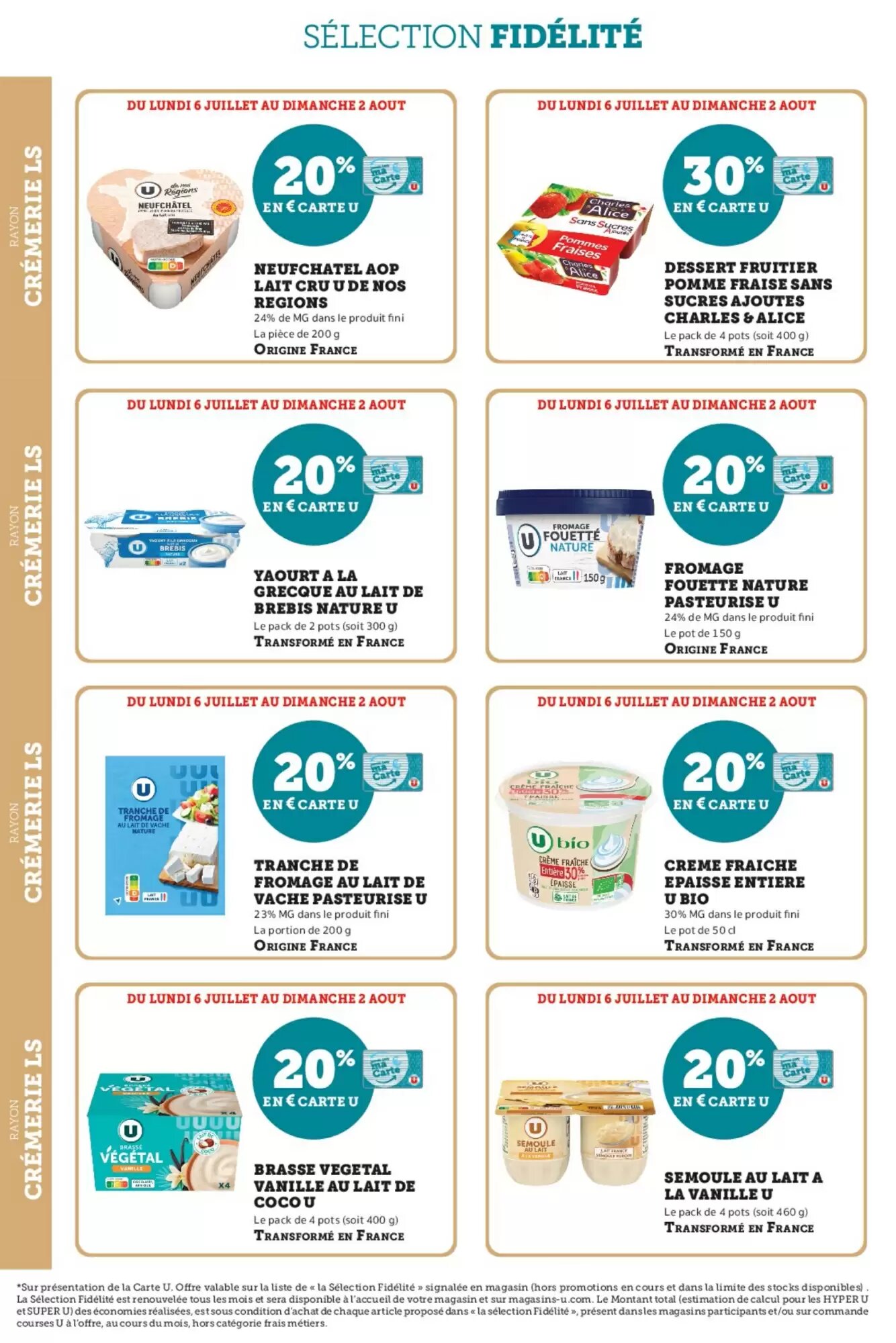 Prospectus promotionnel Super U valable à partir du 06/07/2026 - Page 6.