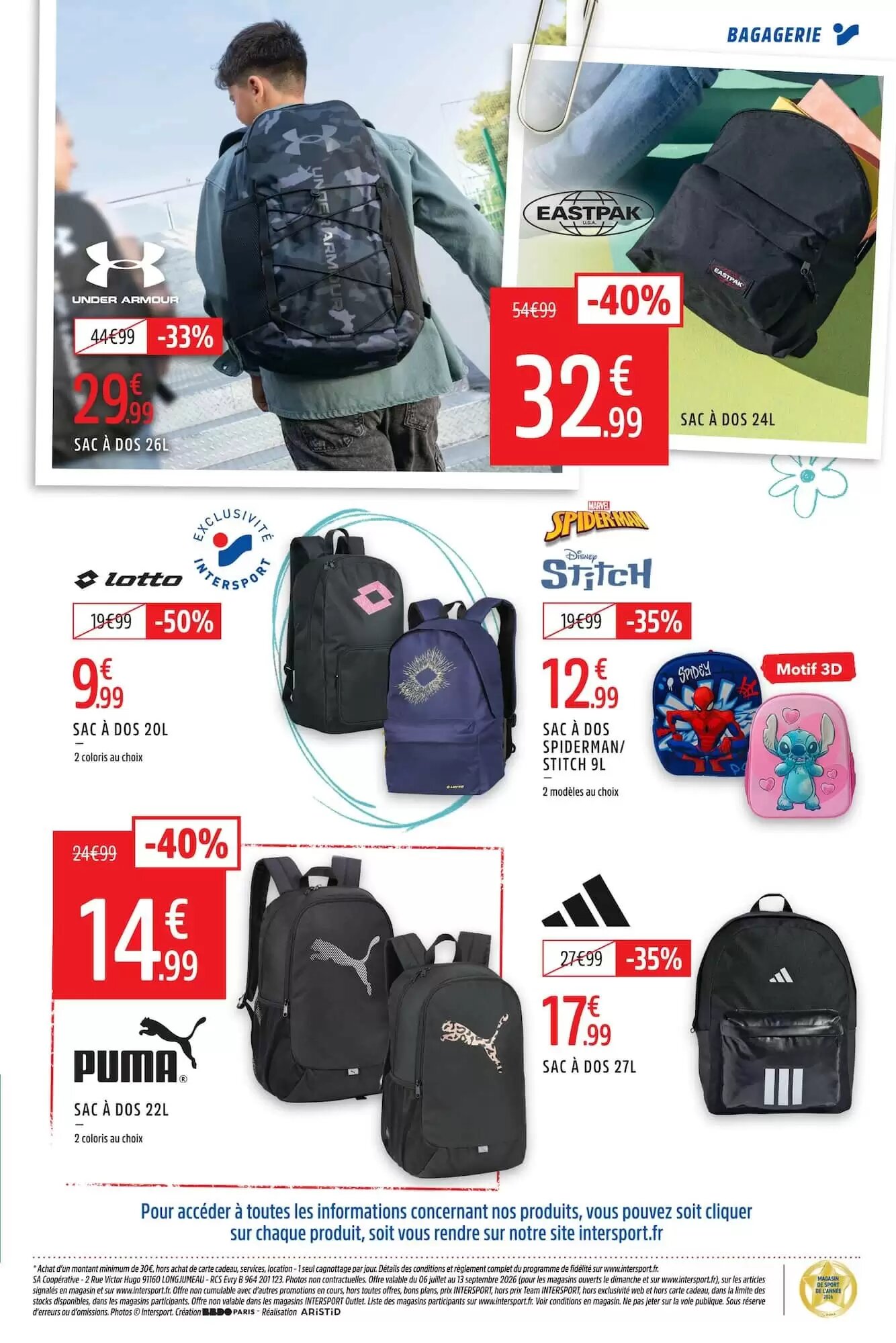 Prospectus promotionnel Intersport valable à partir du 06/07/2026 - Page 7.