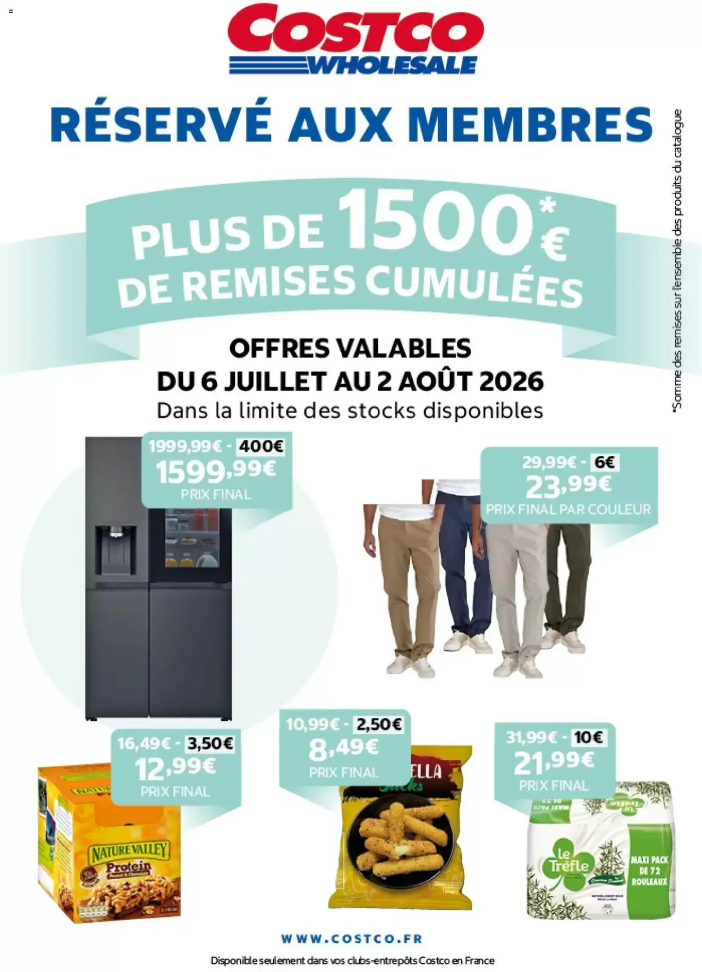 Prospectus promotionnel Costco valable à partir du 06/07/2026 - Page 1.