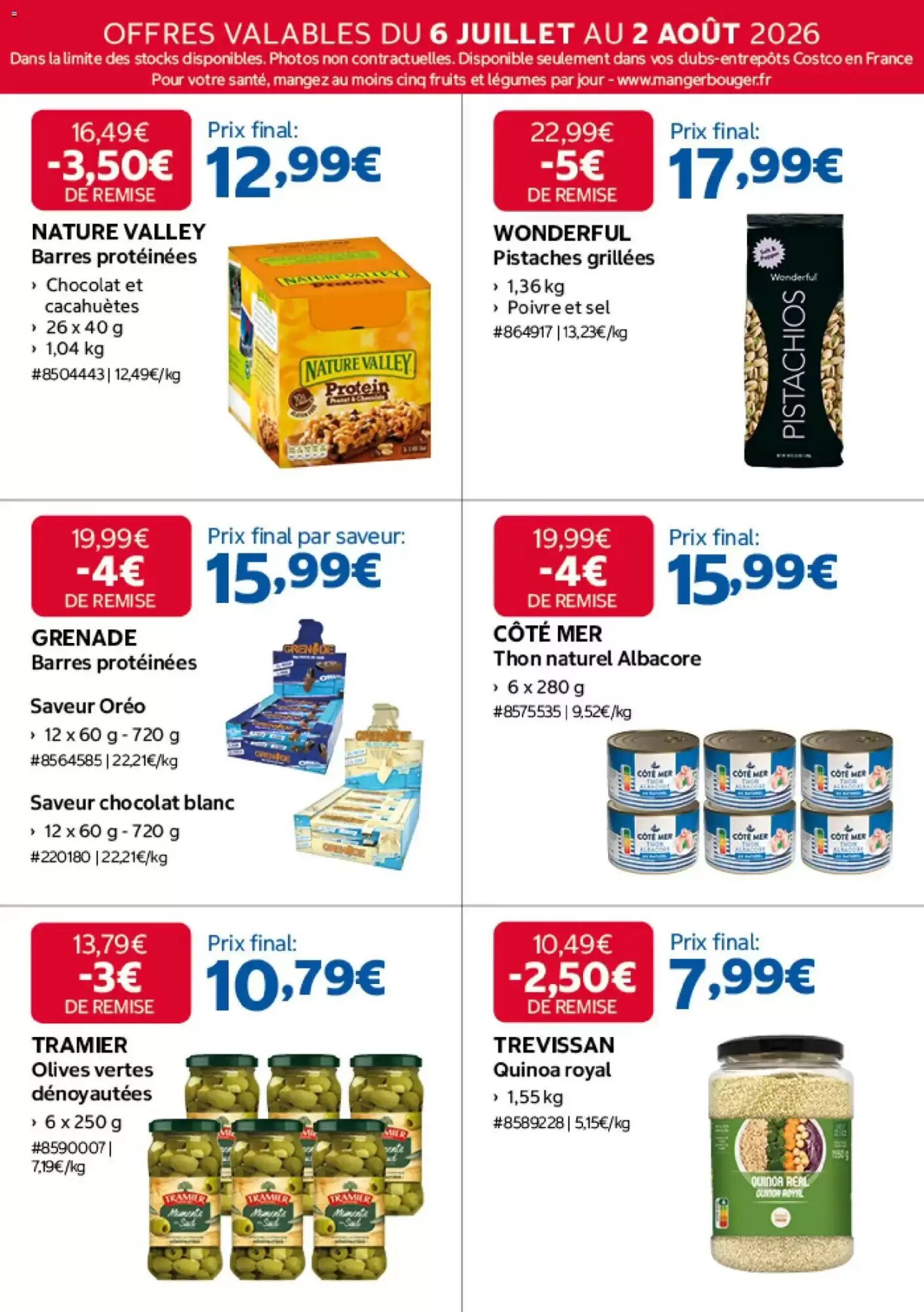 Prospectus promotionnel Costco valable à partir du 06/07/2026 - Page 10.