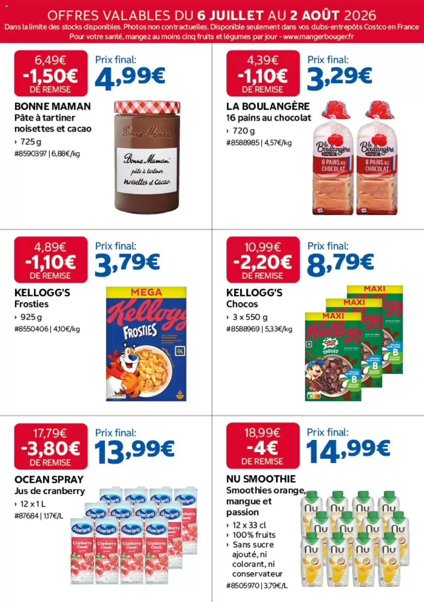 Prospectus promotionnel Costco valable à partir du 06/07/2026 - Page 11.