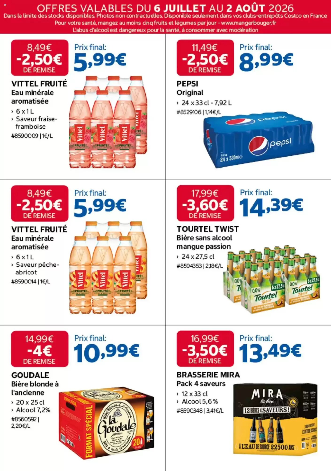 Prospectus promotionnel Costco valable à partir du 06/07/2026 - Page 12.