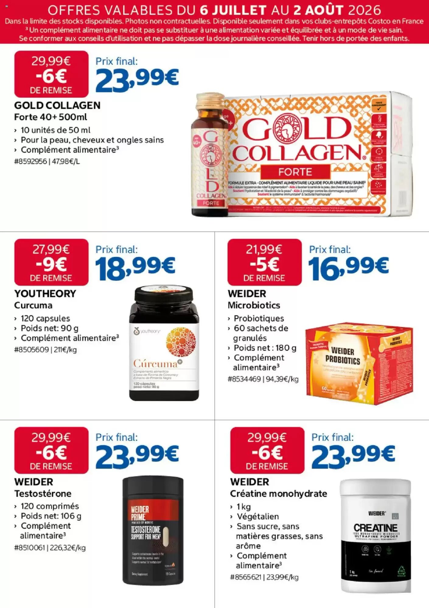 Prospectus promotionnel Costco valable à partir du 06/07/2026 - Page 14.