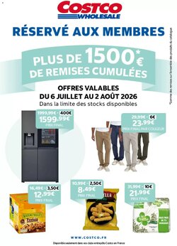 Prospectus promotionnel Costco valable à partir du 06/07/2026