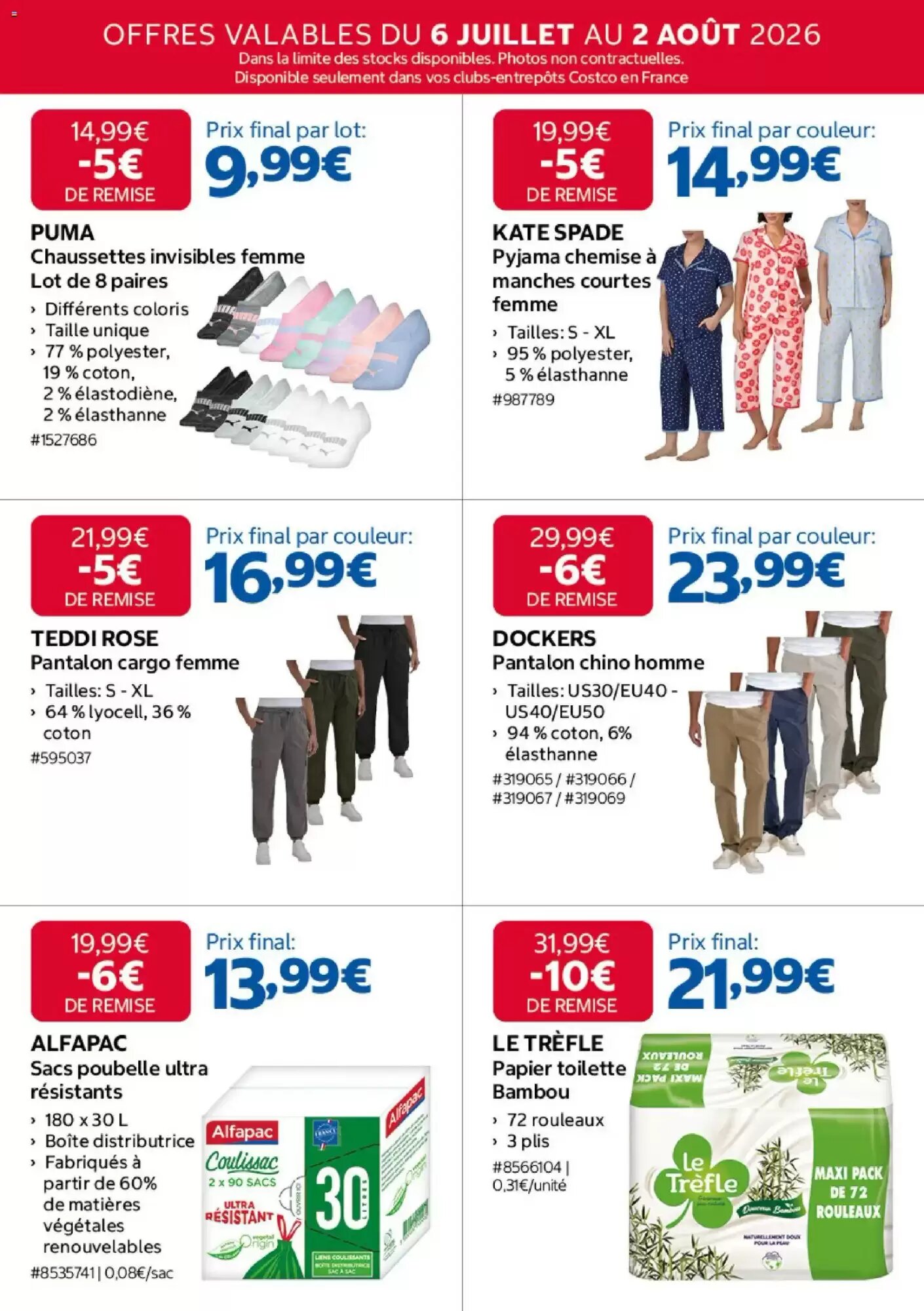 Prospectus promotionnel Costco valable à partir du 06/07/2026 - Page 6.