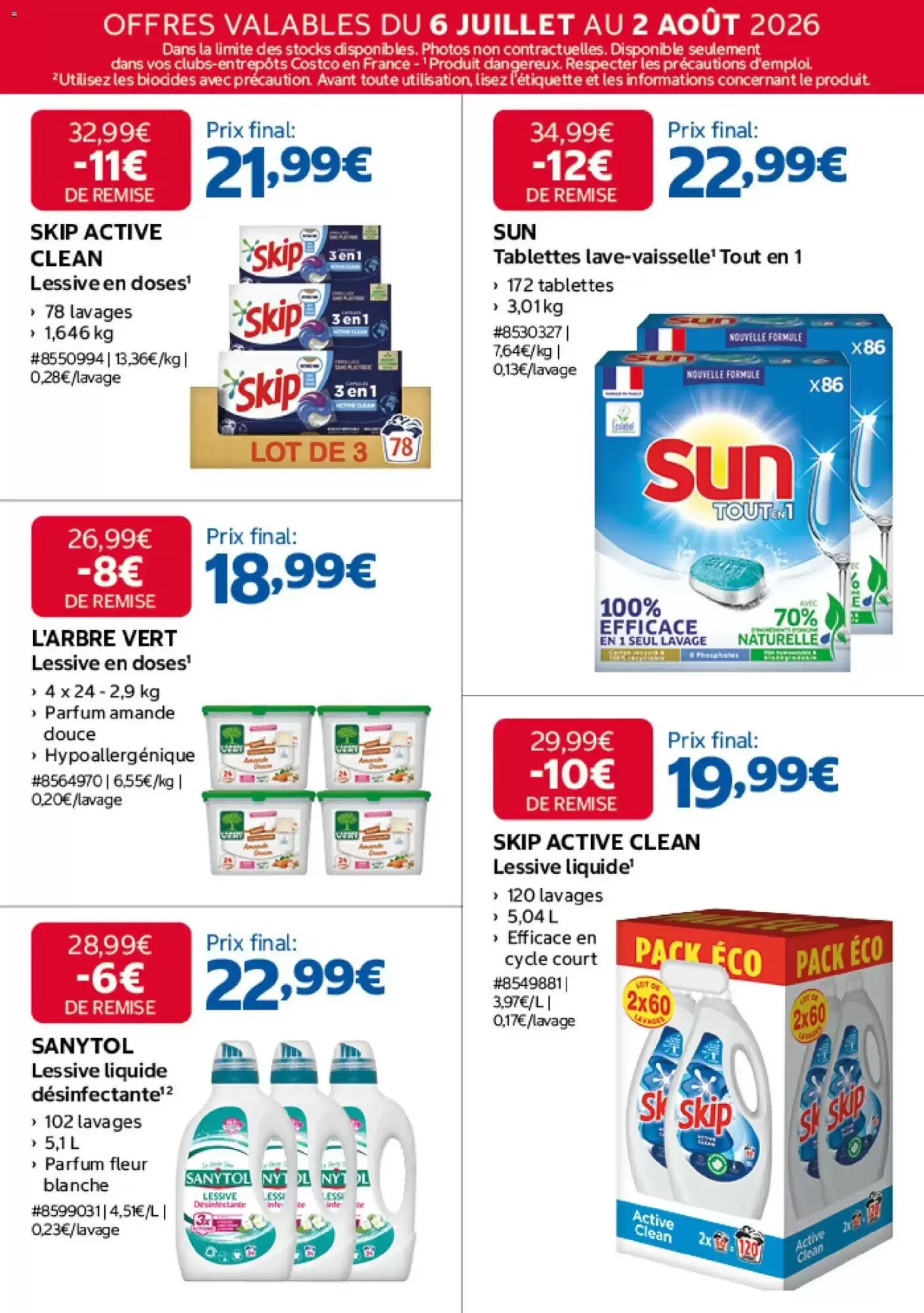 Prospectus promotionnel Costco valable à partir du 06/07/2026 - Page 7.