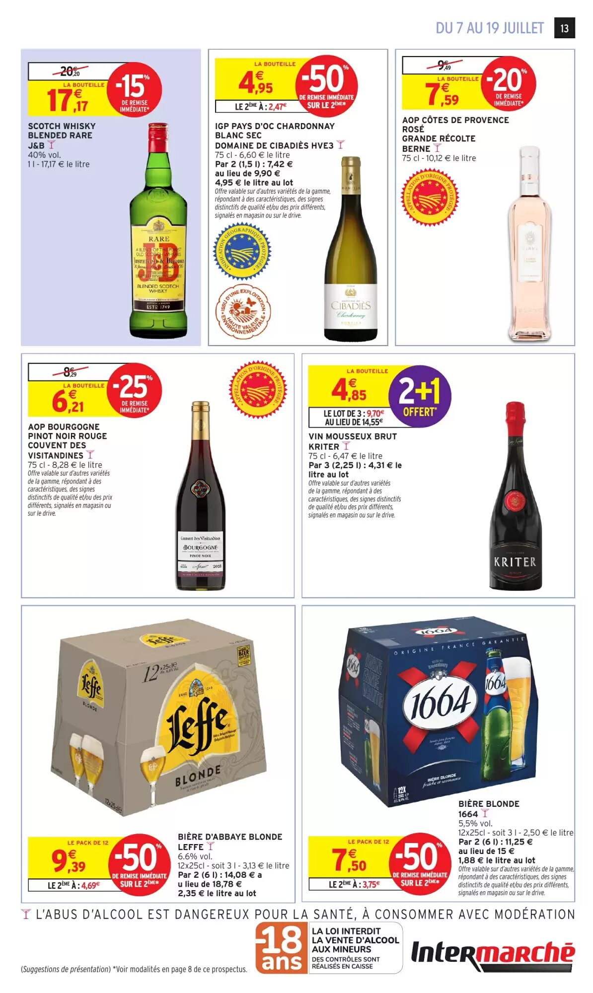 Prospectus promotionnel Intermarché valable à partir du 07/07/2026 - Page 13.
