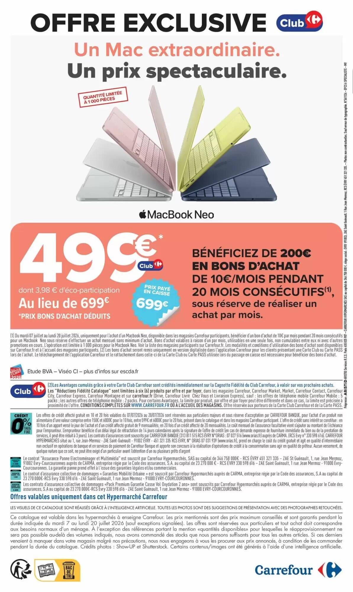 Prospectus promotionnel Carrefour valable à partir du 07/07/2026 - Page 22.