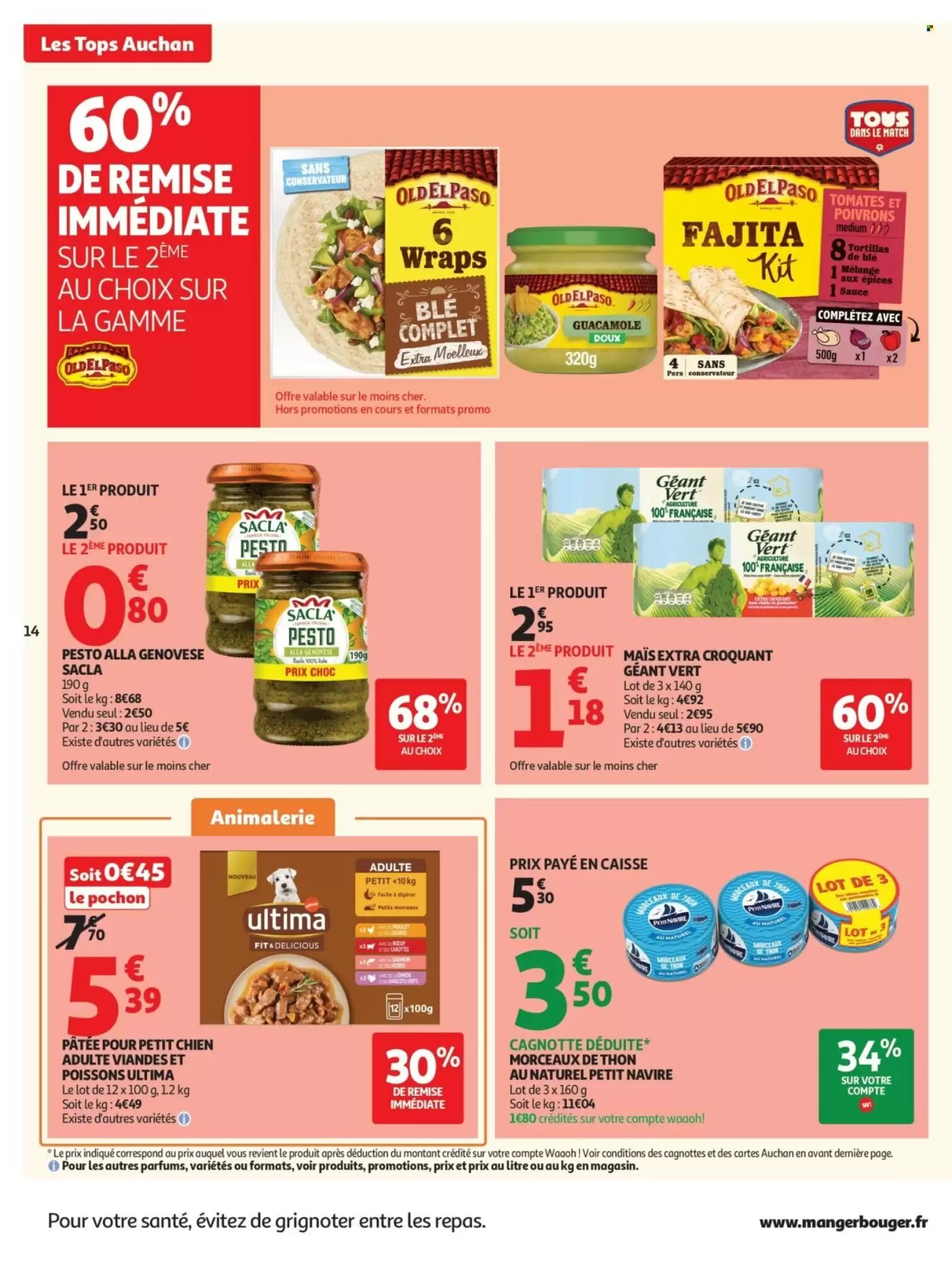 Prospectus promotionnel Auchan valable à partir du 07/07/2026 - Page 14.