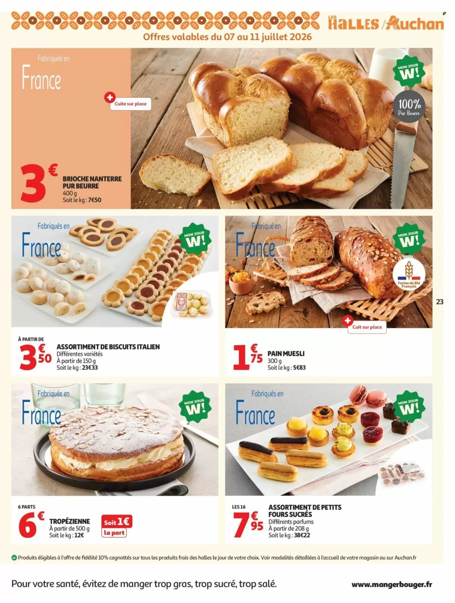 Prospectus promotionnel Auchan valable à partir du 07/07/2026 - Page 23.