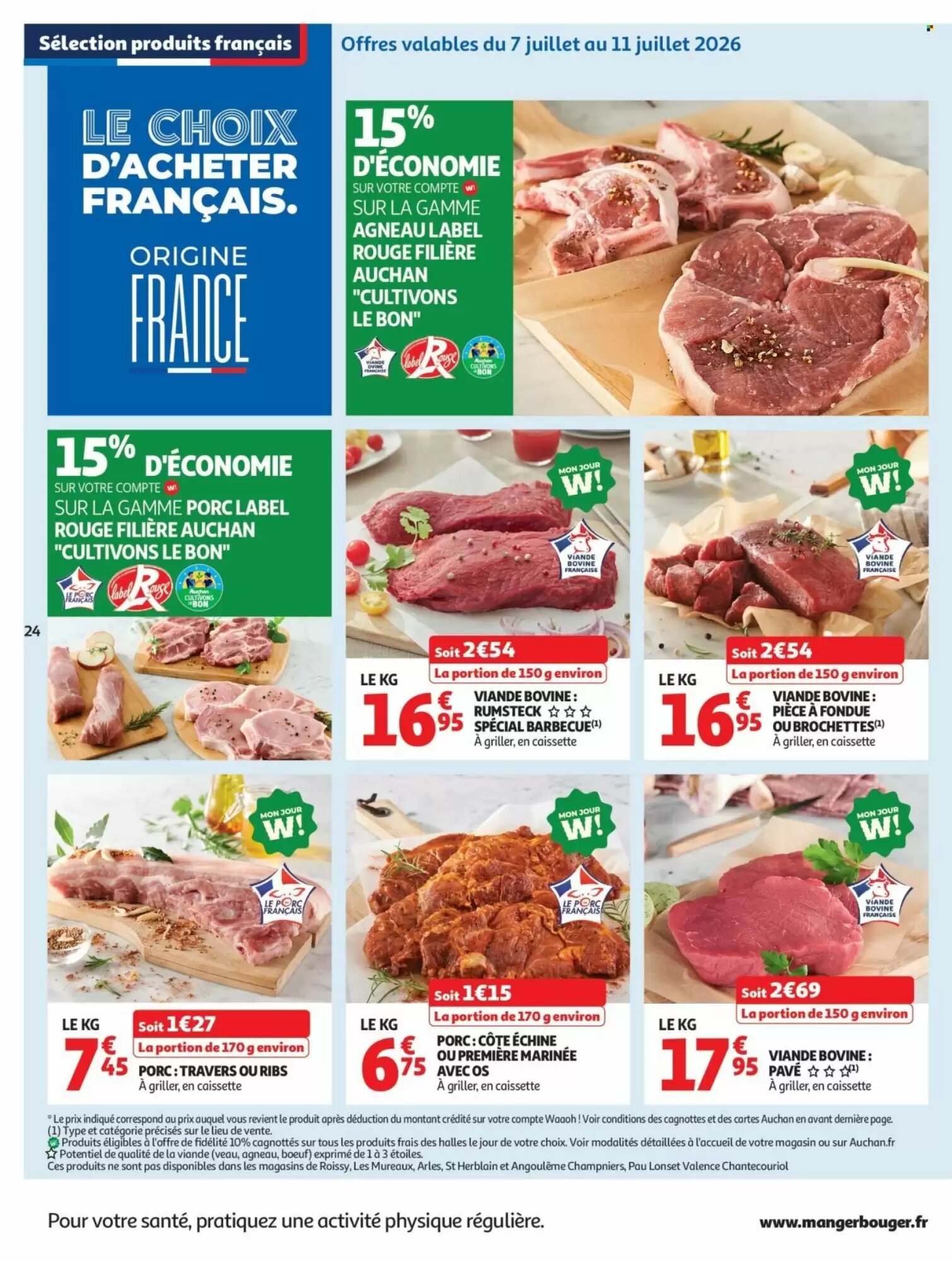 Prospectus promotionnel Auchan valable à partir du 07/07/2026 - Page 24.