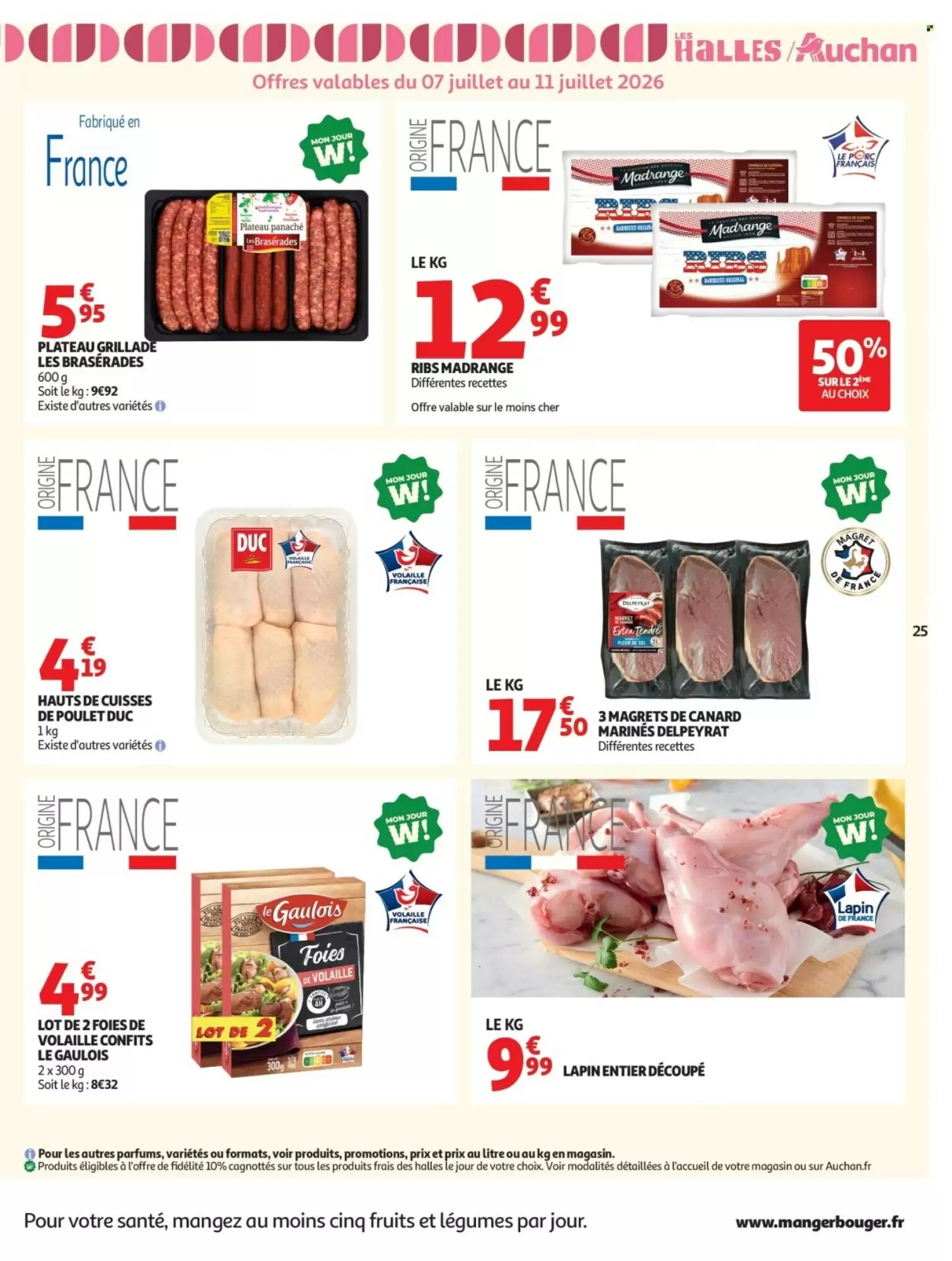 Prospectus promotionnel Auchan valable à partir du 07/07/2026 - Page 25.