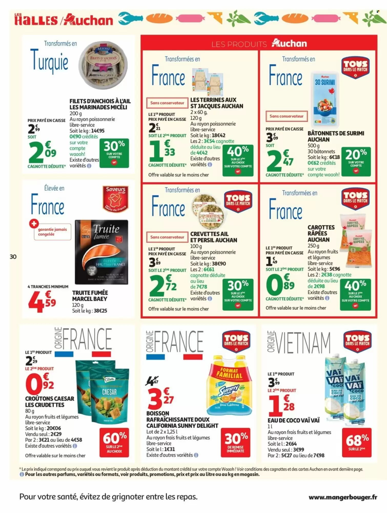 Prospectus promotionnel Auchan valable à partir du 07/07/2026 - Page 30.