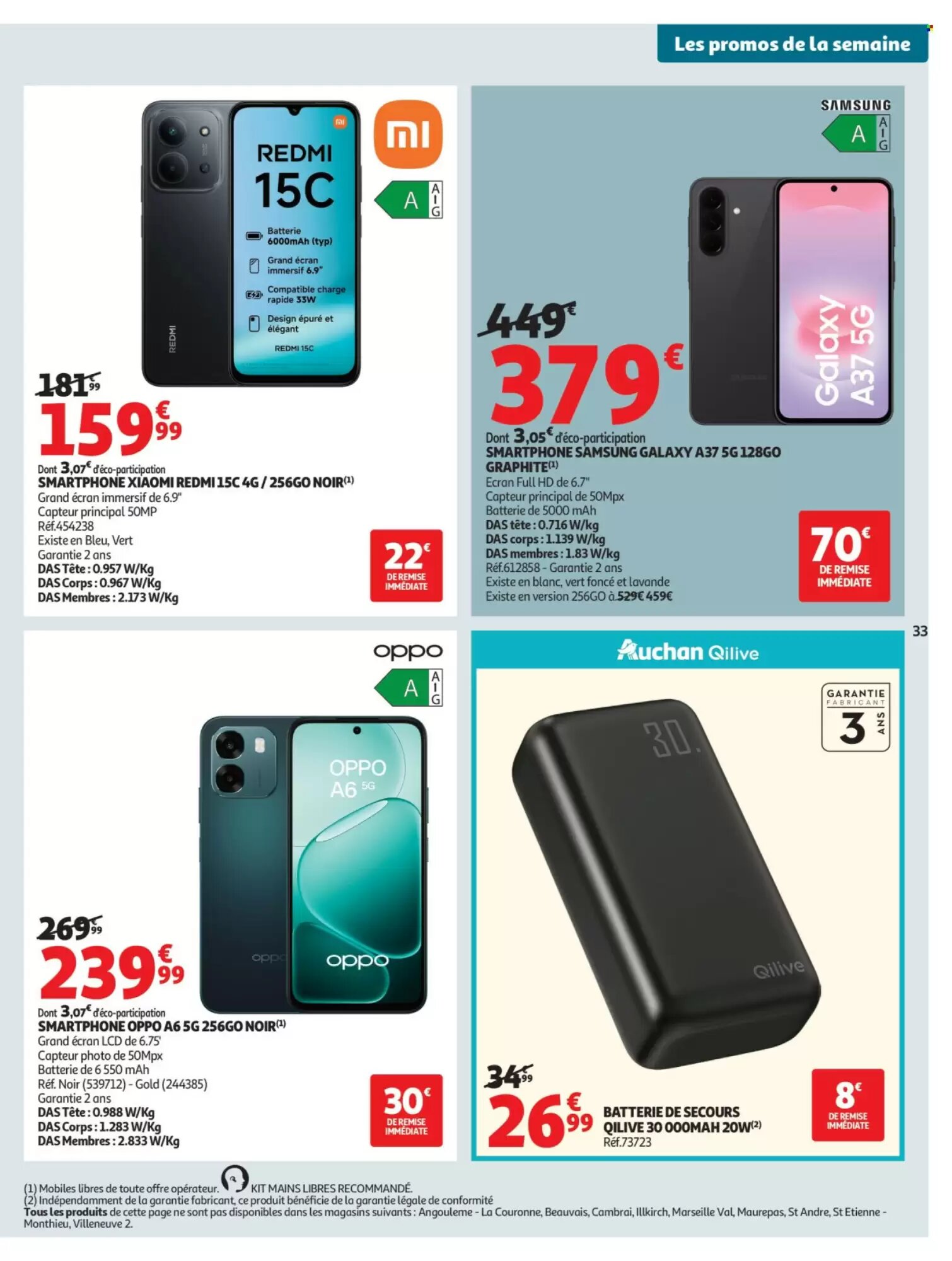 Prospectus promotionnel Auchan valable à partir du 07/07/2026 - Page 33.