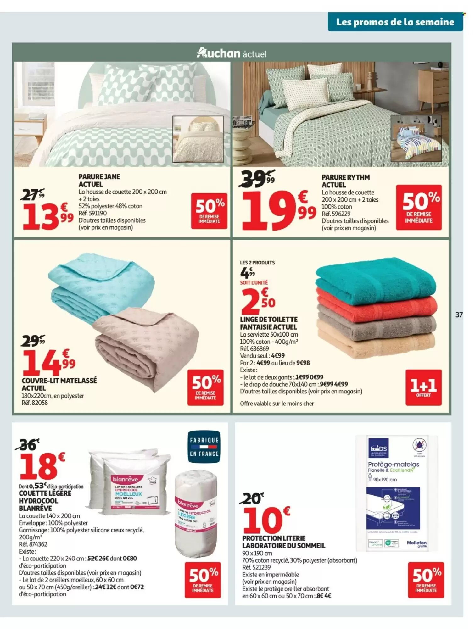 Prospectus promotionnel Auchan valable à partir du 07/07/2026 - Page 37.