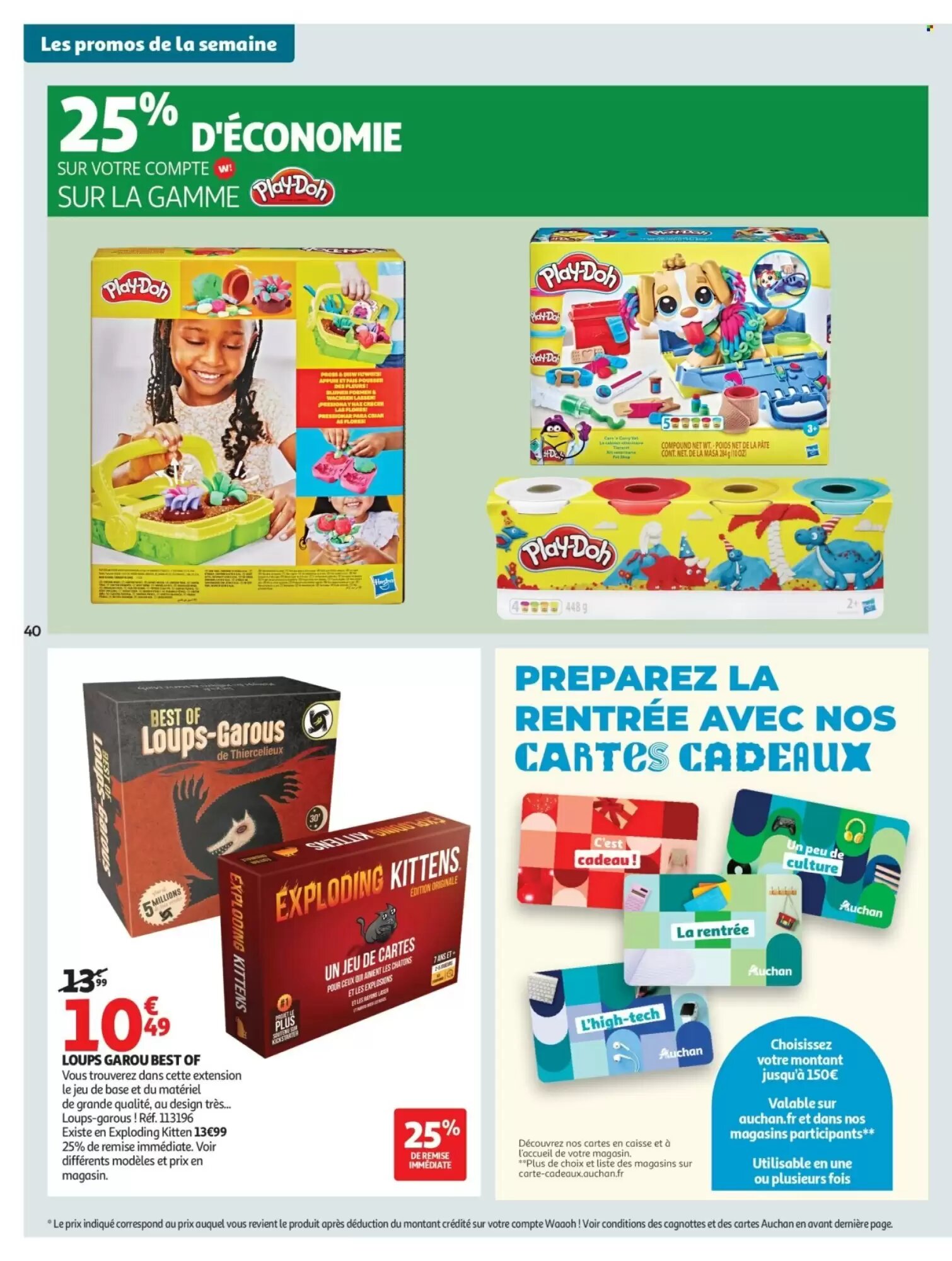 Prospectus promotionnel Auchan valable à partir du 07/07/2026 - Page 40.