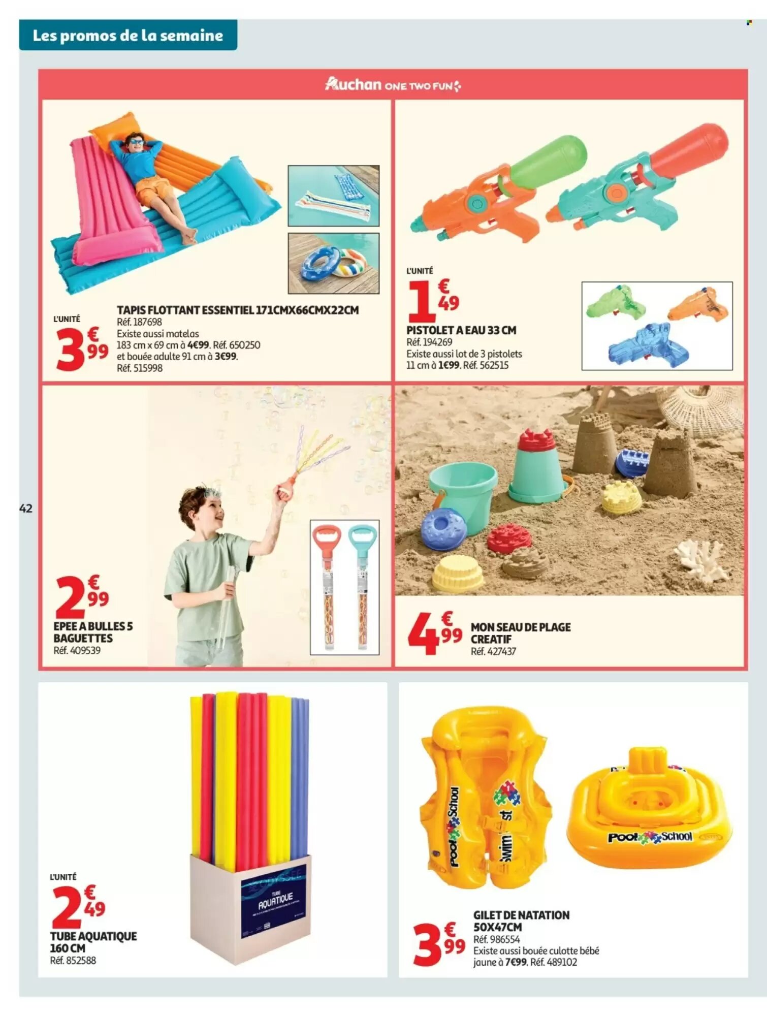 Prospectus promotionnel Auchan valable à partir du 07/07/2026 - Page 42.