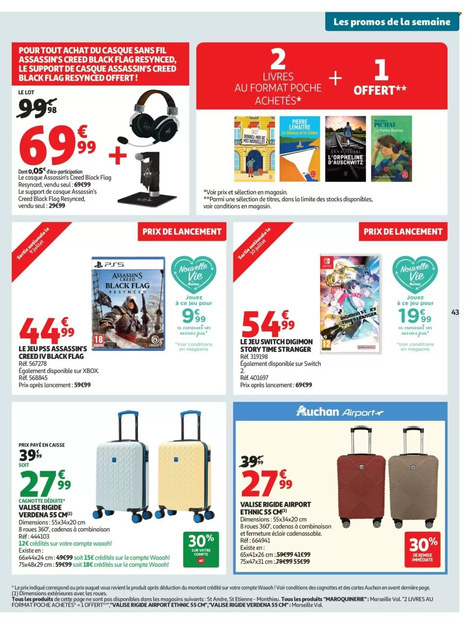 Prospectus promotionnel Auchan valable à partir du 07/07/2026 - Page 43.