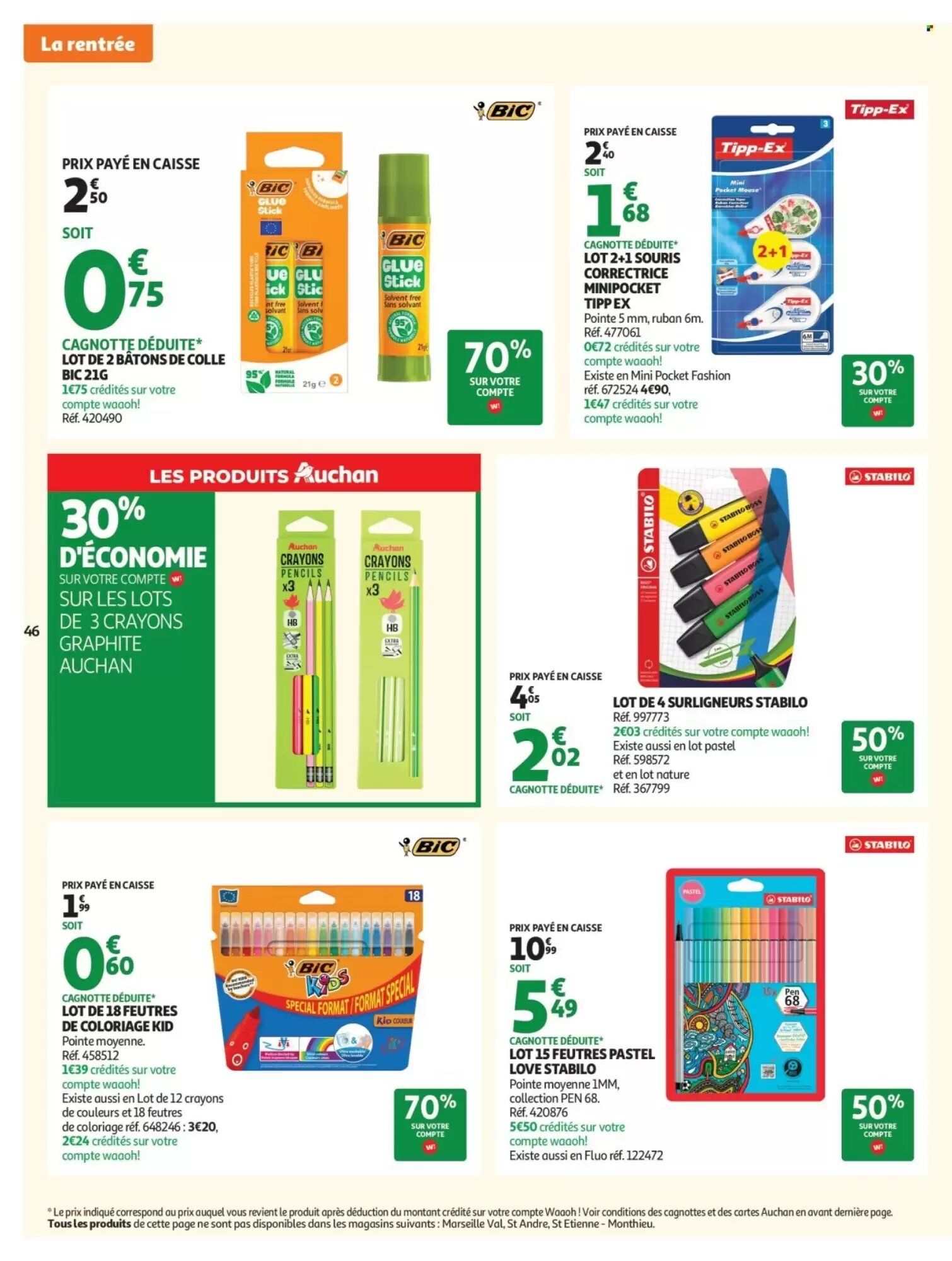 Prospectus promotionnel Auchan valable à partir du 07/07/2026 - Page 46.