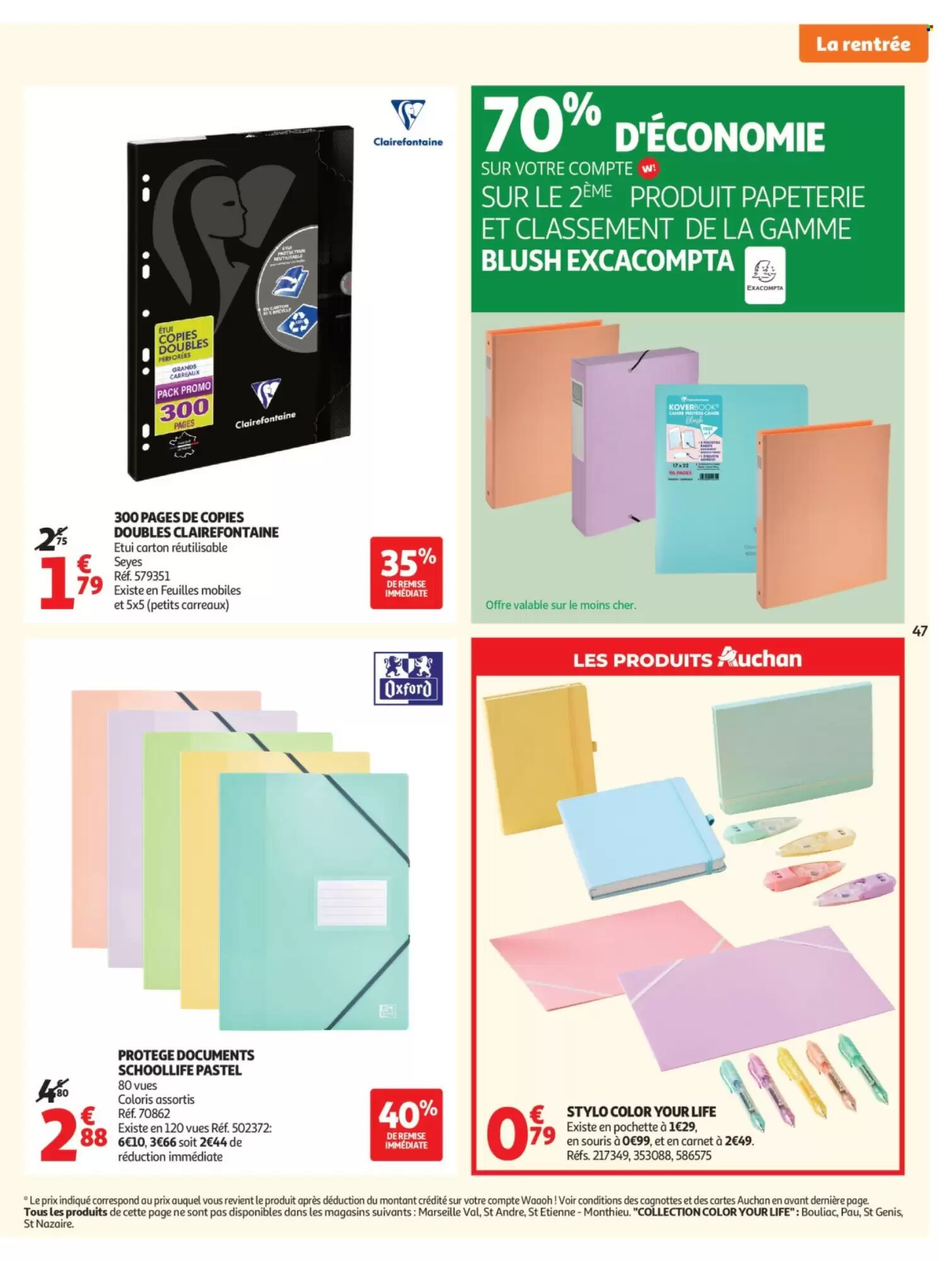 Prospectus promotionnel Auchan valable à partir du 07/07/2026 - Page 47.