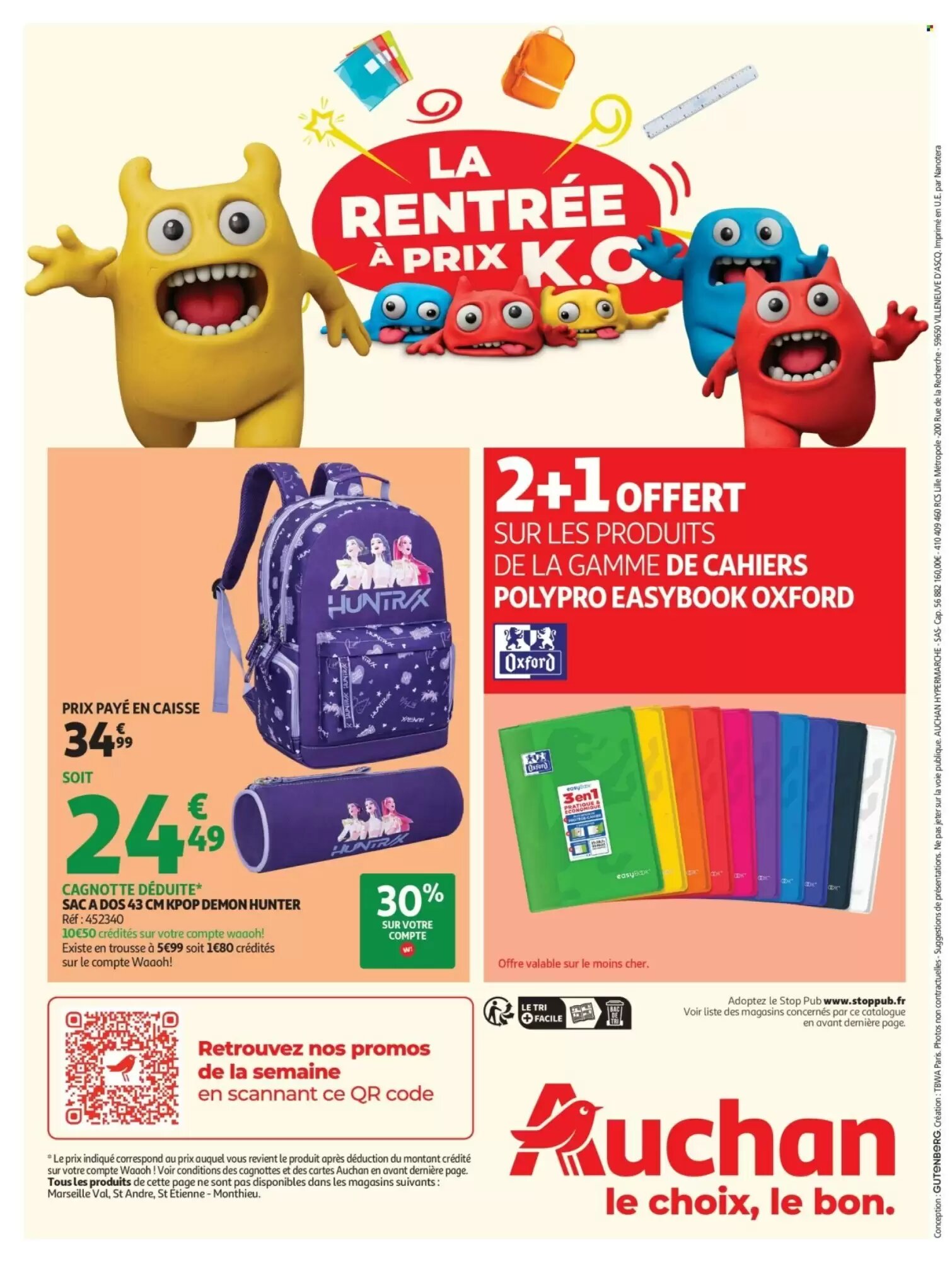 Prospectus promotionnel Auchan valable à partir du 07/07/2026 - Page 52.