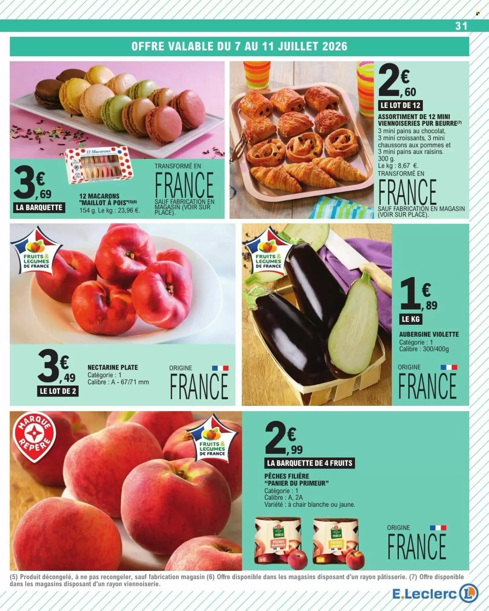 Prospectus promotionnel E.Leclerc valable à partir du 07/07/2026 - Page 31.