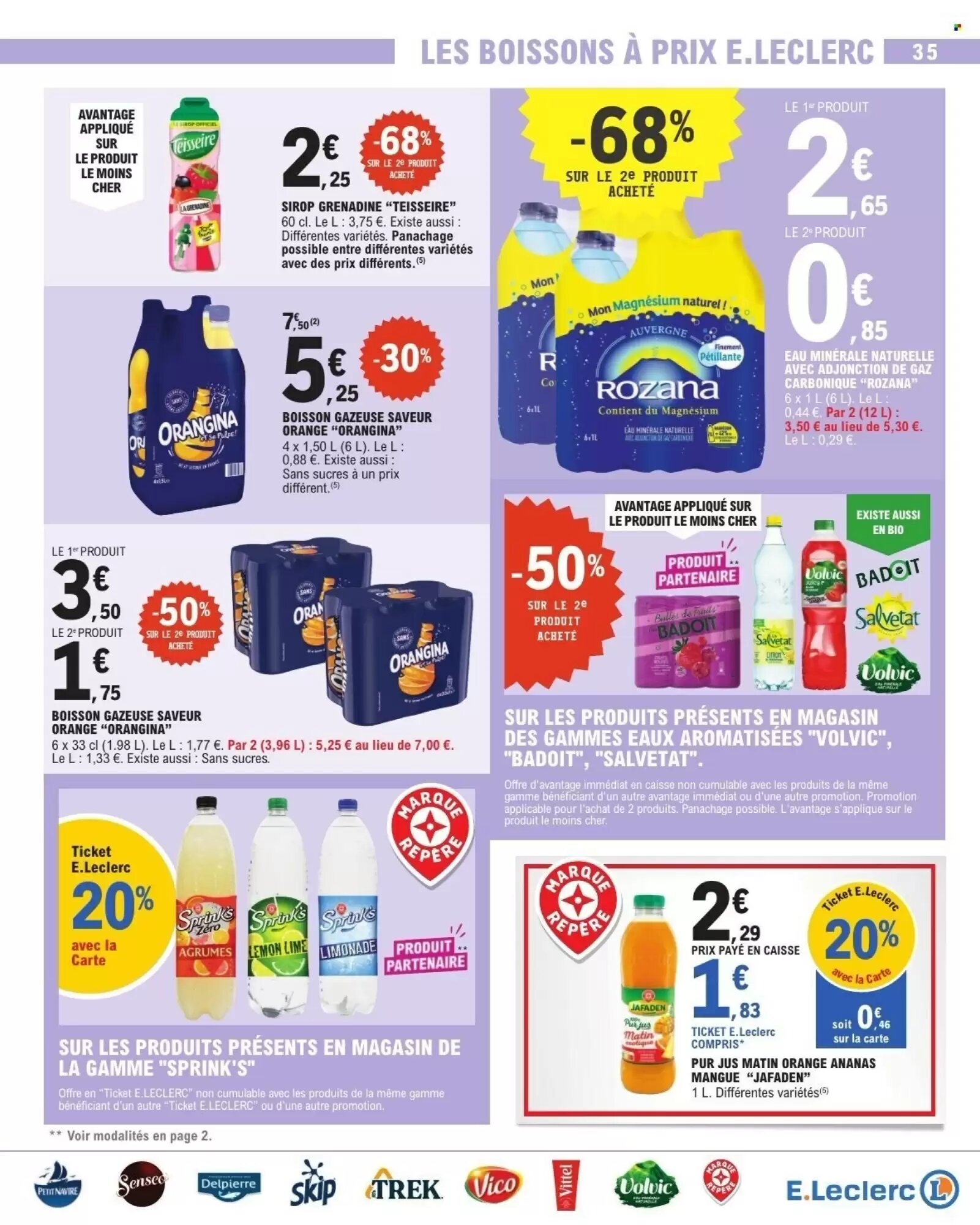 Prospectus promotionnel E.Leclerc valable à partir du 07/07/2026 - Page 35.