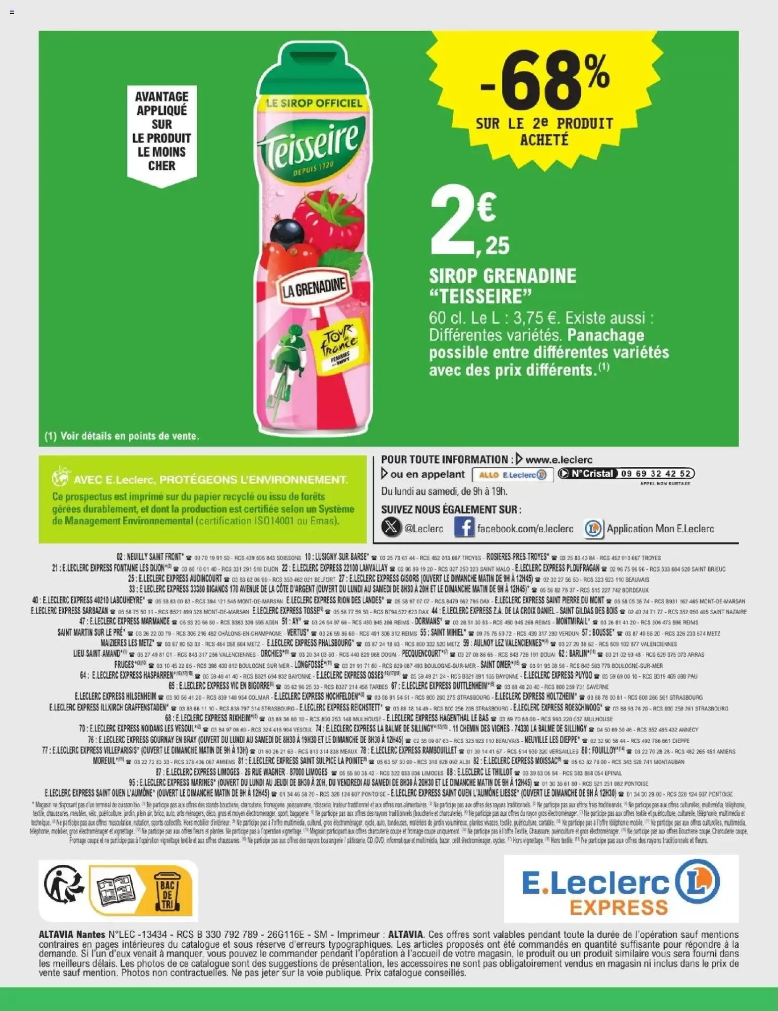Prospectus promotionnel E.Leclerc Express valable à partir du 07/07/2026 - Page 12.