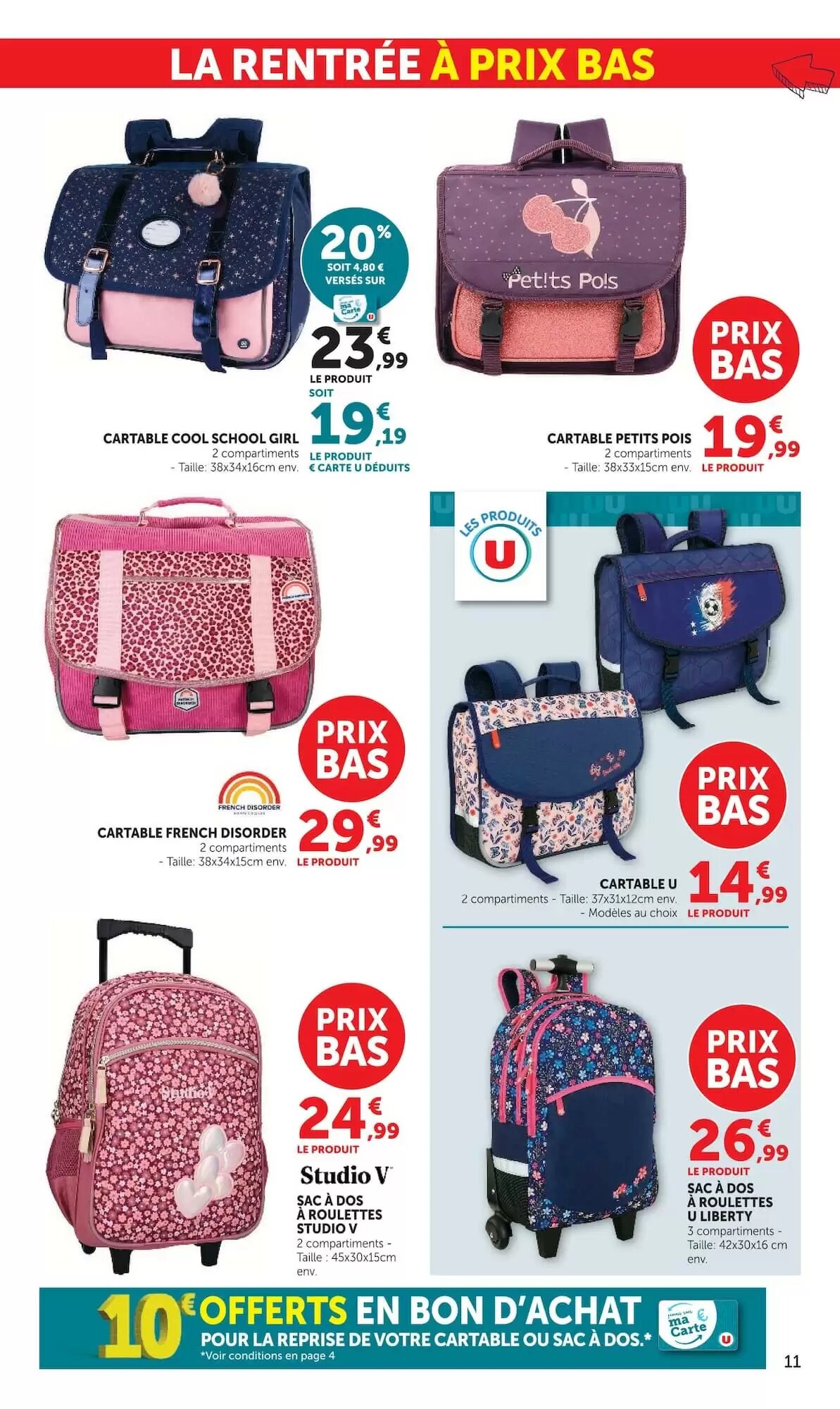 Prospectus promotionnel Hyper U valable à partir du 07/07/2026 - Page 11.