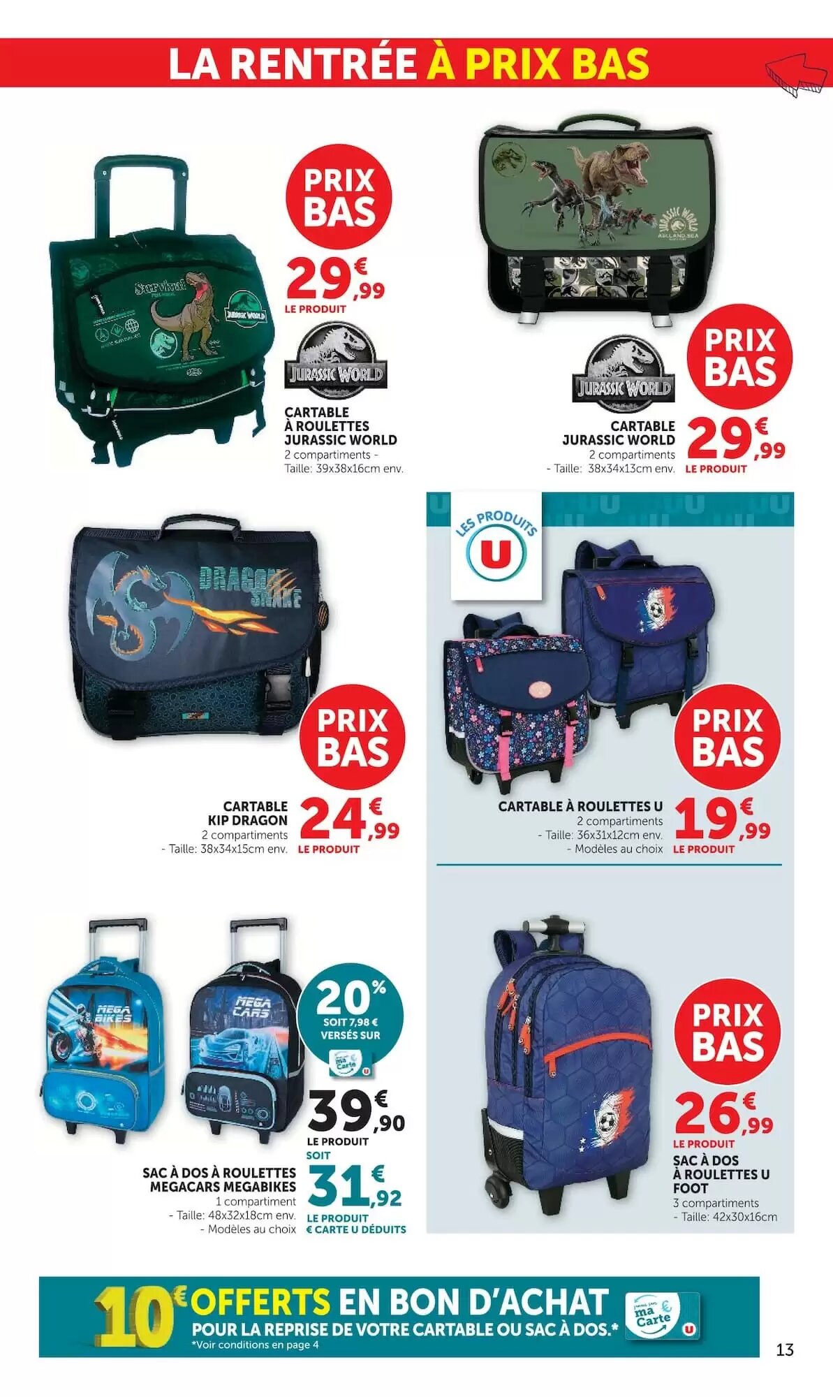 Prospectus promotionnel Hyper U valable à partir du 07/07/2026 - Page 13.