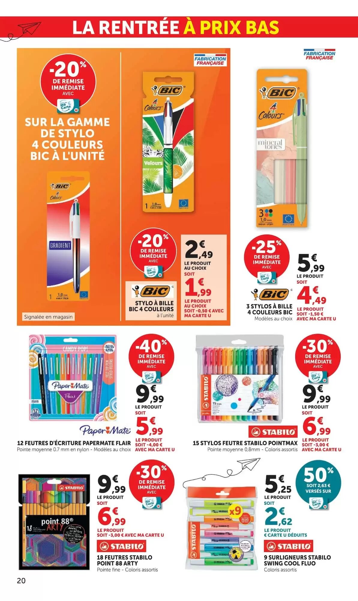 Prospectus promotionnel Hyper U valable à partir du 07/07/2026 - Page 20.
