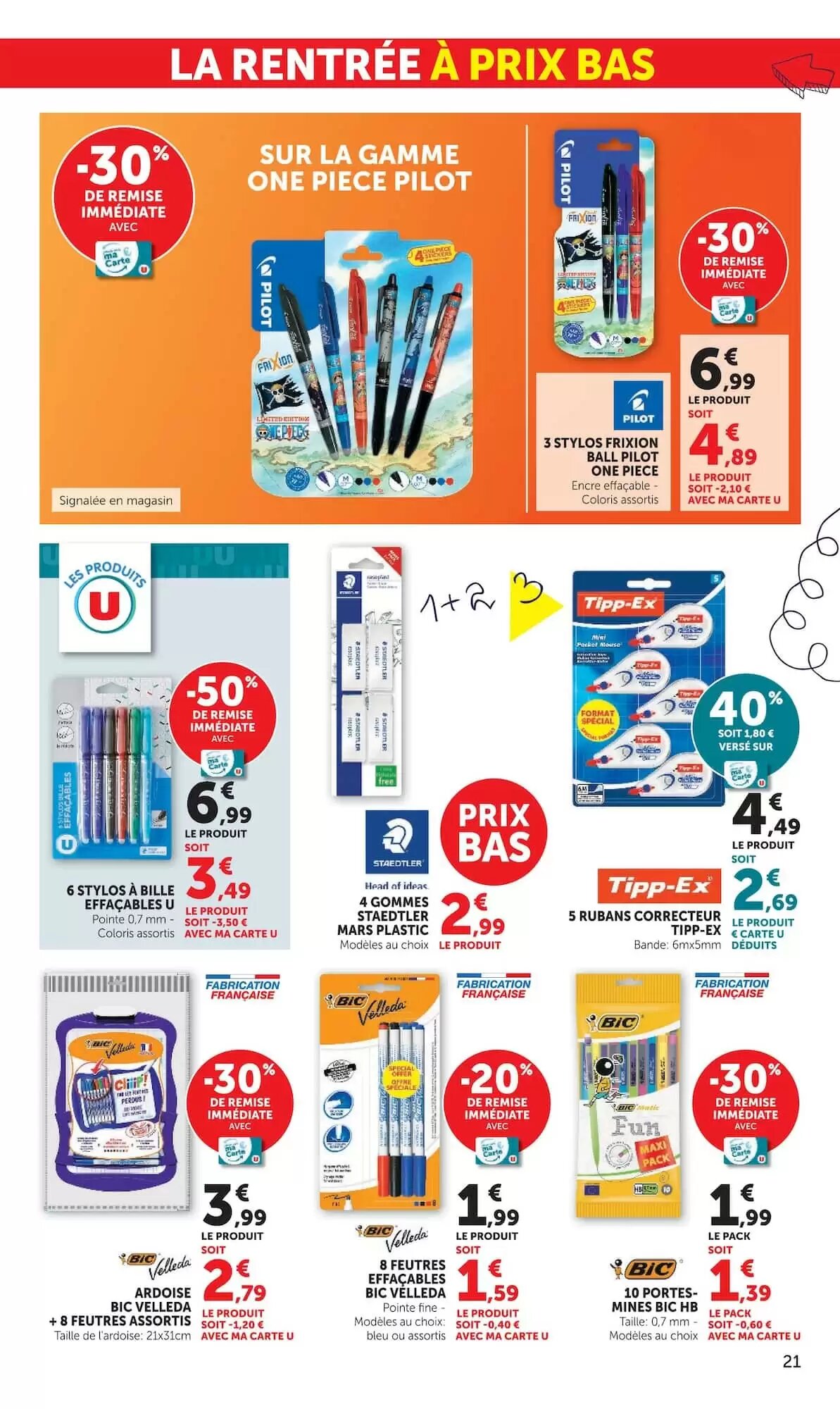 Prospectus promotionnel Hyper U valable à partir du 07/07/2026 - Page 21.
