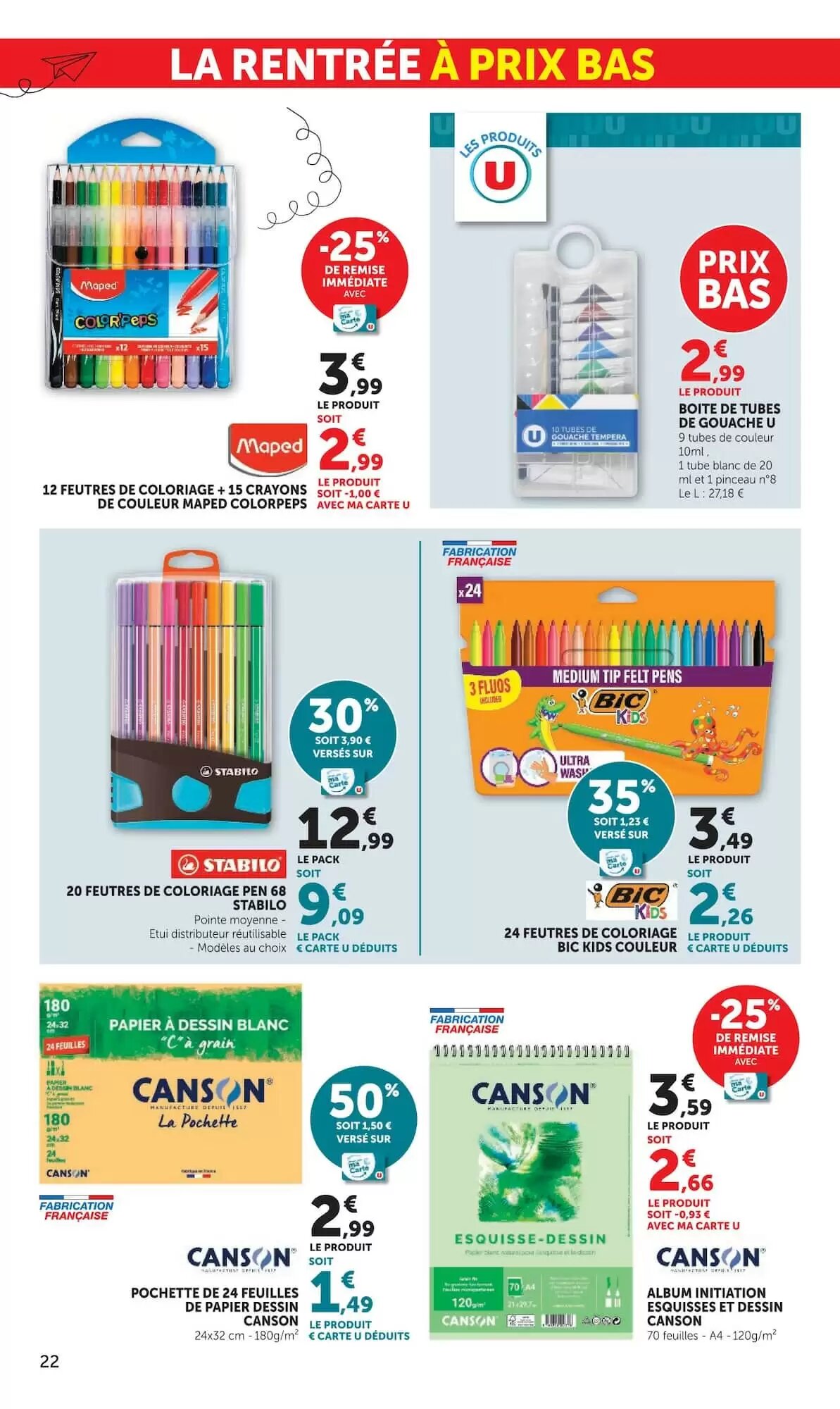 Prospectus promotionnel Hyper U valable à partir du 07/07/2026 - Page 22.