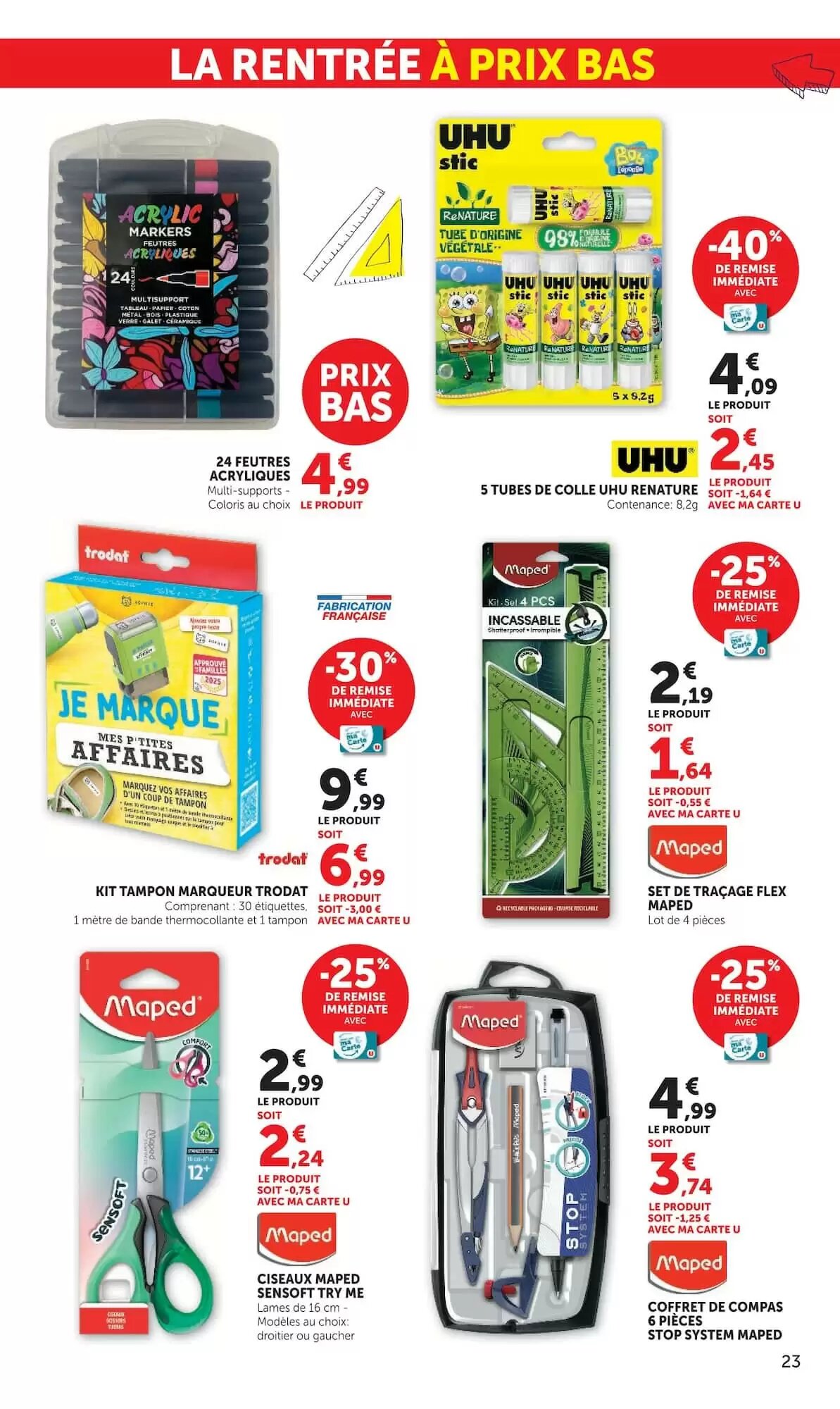Prospectus promotionnel Hyper U valable à partir du 07/07/2026 - Page 23.