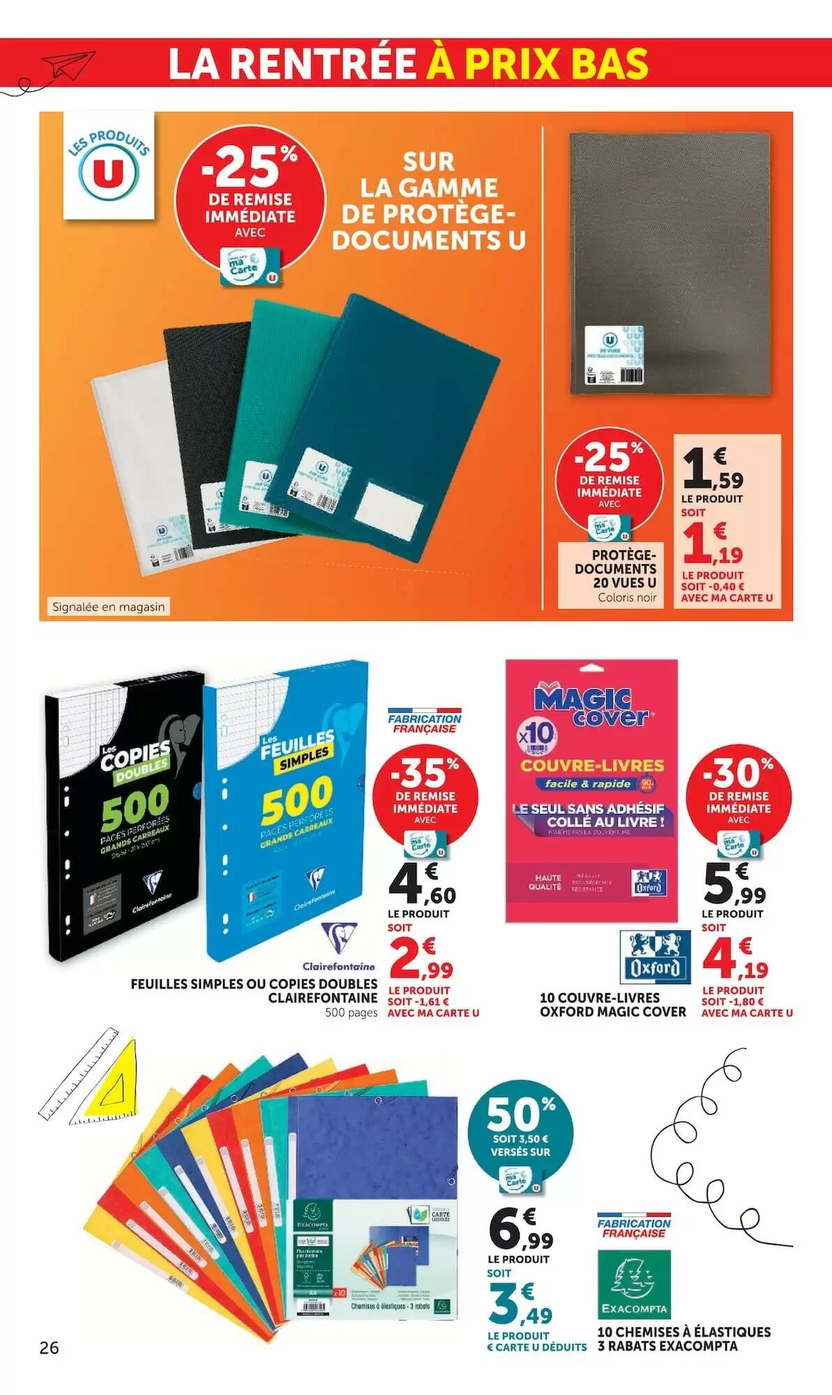 Prospectus promotionnel Hyper U valable à partir du 07/07/2026 - Page 26.