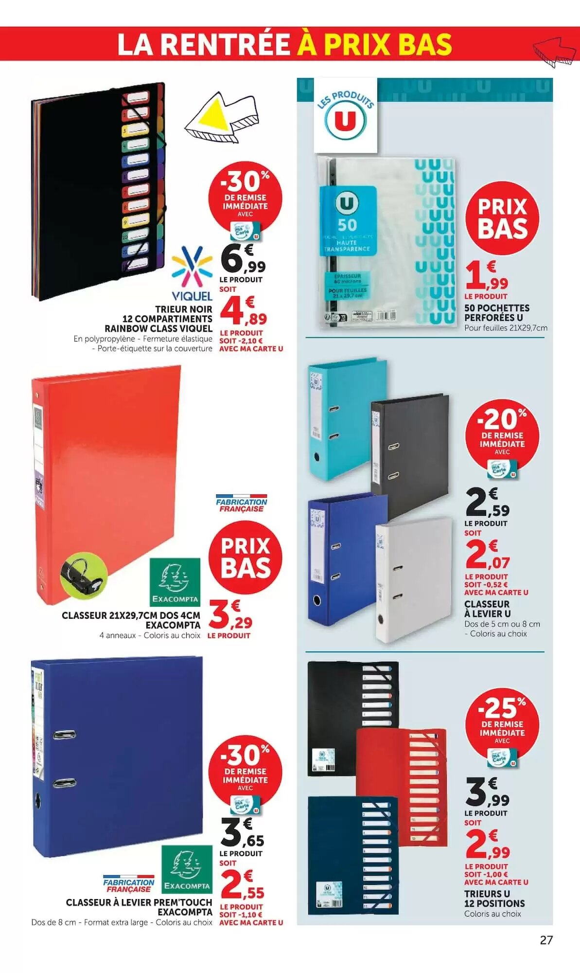 Prospectus promotionnel Hyper U valable à partir du 07/07/2026 - Page 27.